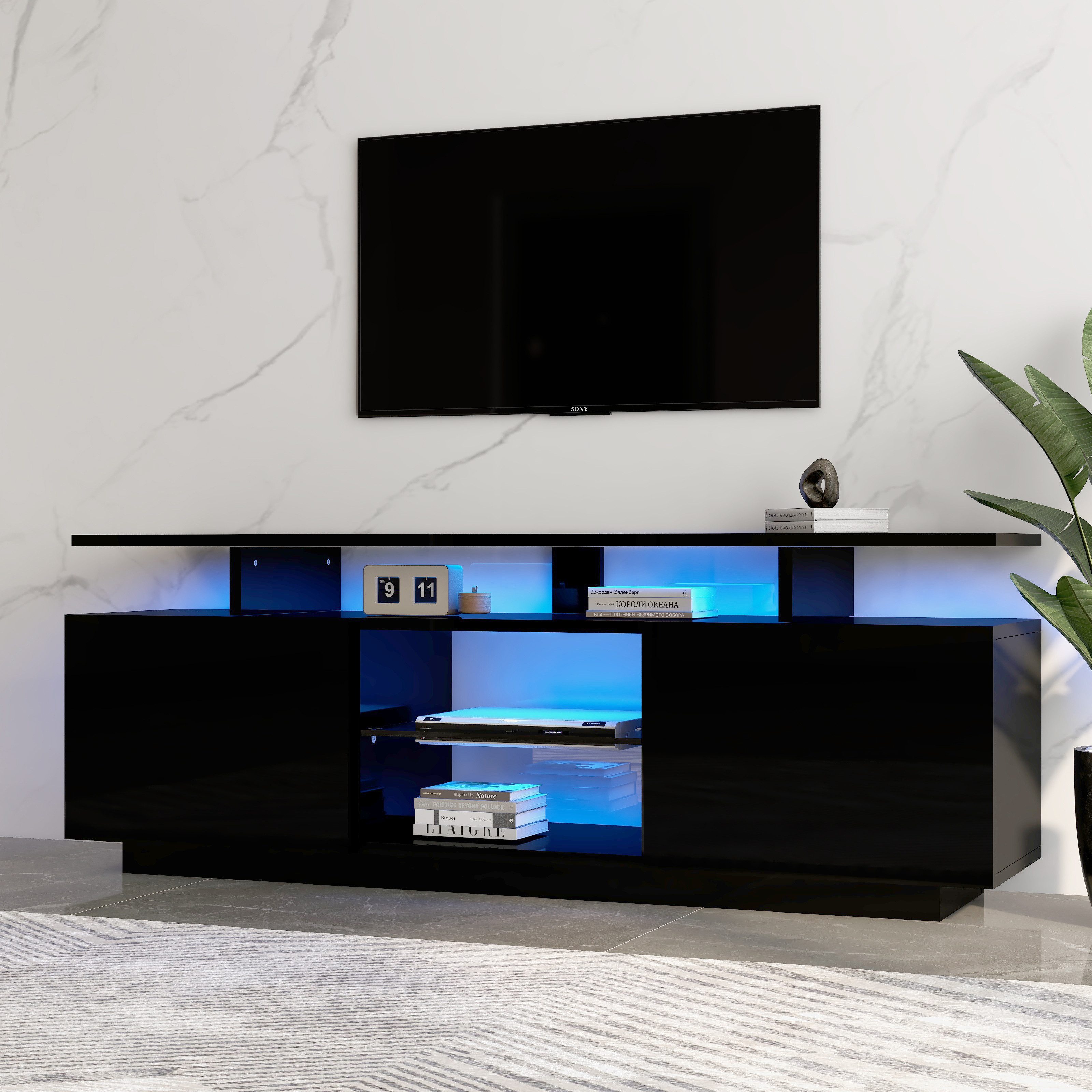OKWISH Lowboard Fernsehtisch Lowboard TV-Board (1 günstig online kaufen