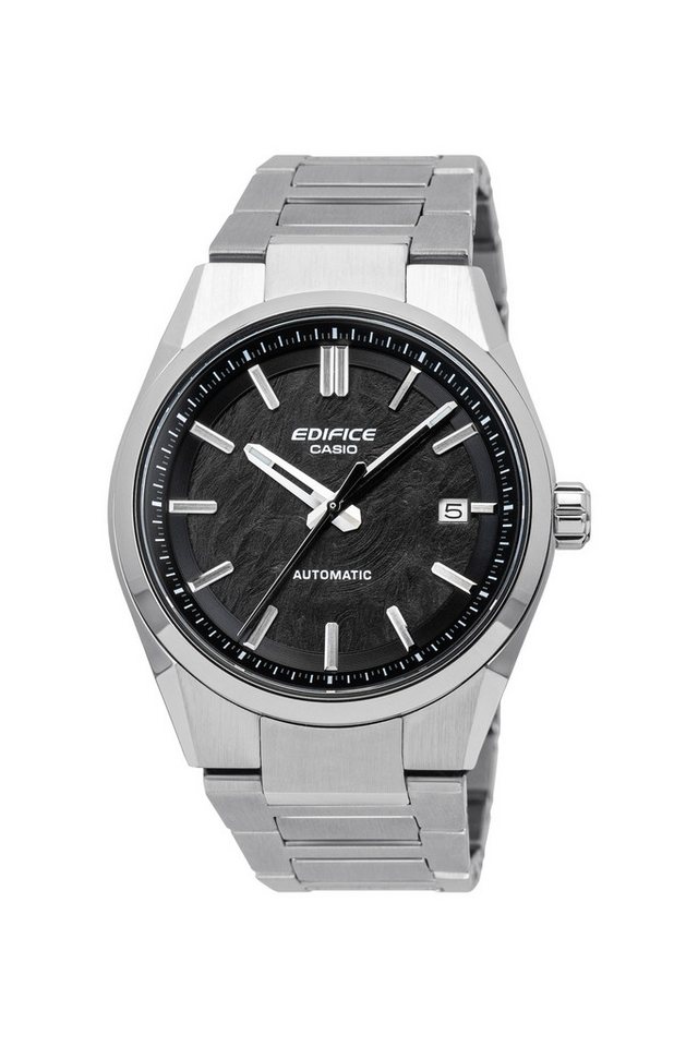 CASIO EDIFICE Automatikuhr EFK-110D-1AER, Armbanduhr, Damenuhr, Herrenuhr, Mechanische Uhr, Edelstahlarmband