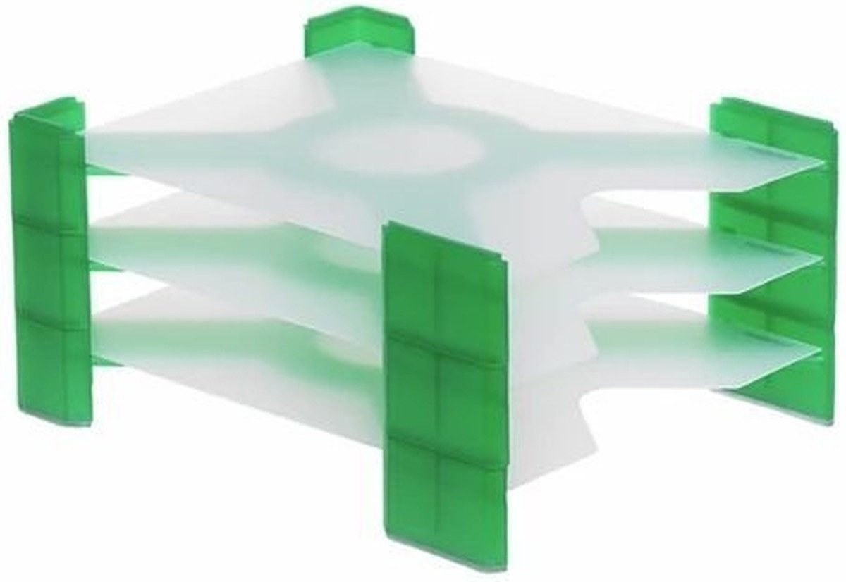 FOLDERSYS Briefablage Briefablage X-Filer A4 PP grün transluzent VE=3 Stück