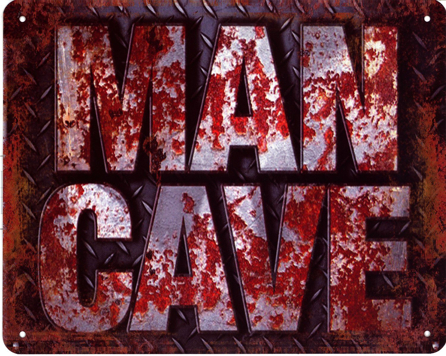 Metallschild Blechschild Man Cave
