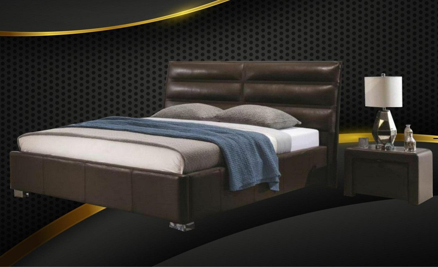 Xlmoebel Bett Modernes Polsterbett in elegantem Design mit hochwertiger Verarbeitung (Bett, Bett), Hergestellt in Europa