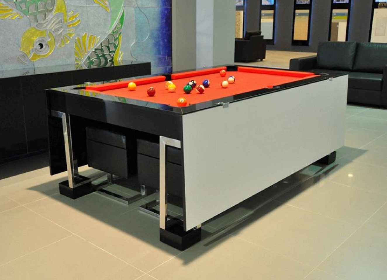 JVmoebel Billardtisch Multifunktionaler Esstisch mit Billard-Funktion und elegantem Design, (1-tlg), Made in Europa