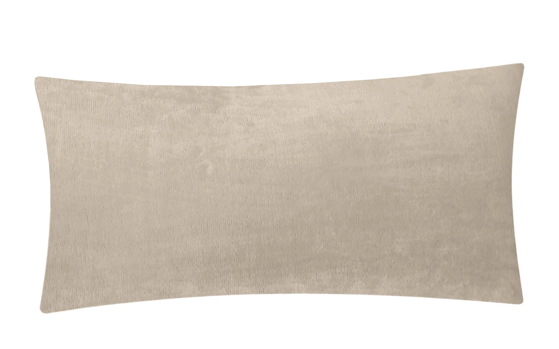 Heubergshop Kissenbezug, (1 Stück), Fleece 40x80cm Beige flauschig Kissenhülle warm (1x-40x80cm-Beige)