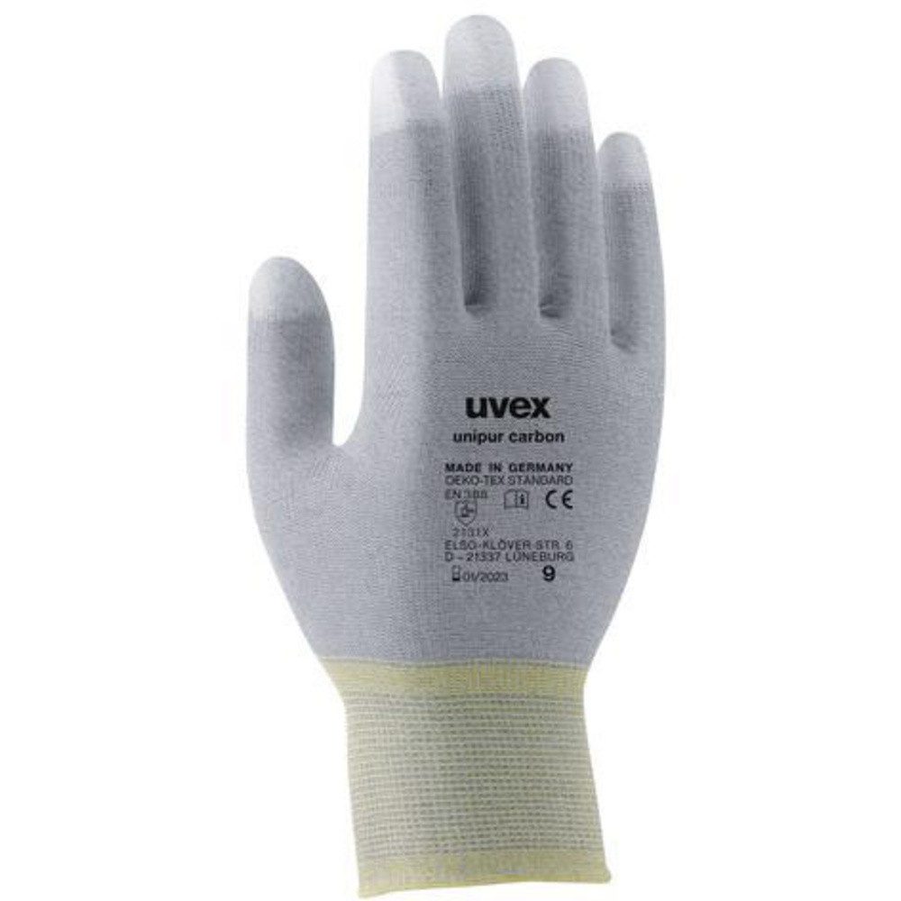 Arbeitshandschuhe uvex 6055610 unipur carbon Arbeitshandschuh Größe (Handschuhe): 10 EN
