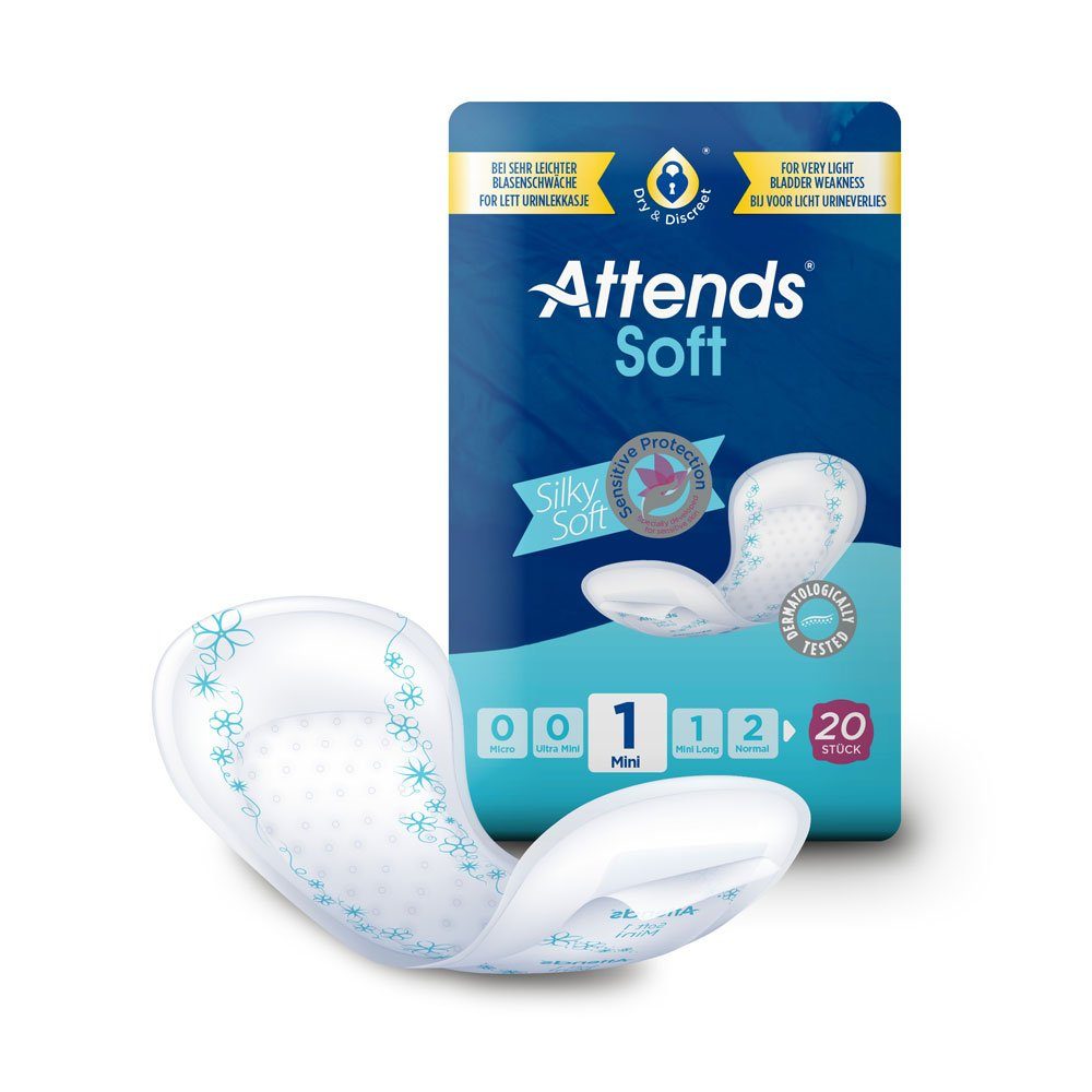 Attends GmbH Inkontinenz-Einlage Attends Soft 1 Mini (1x20 Stk)