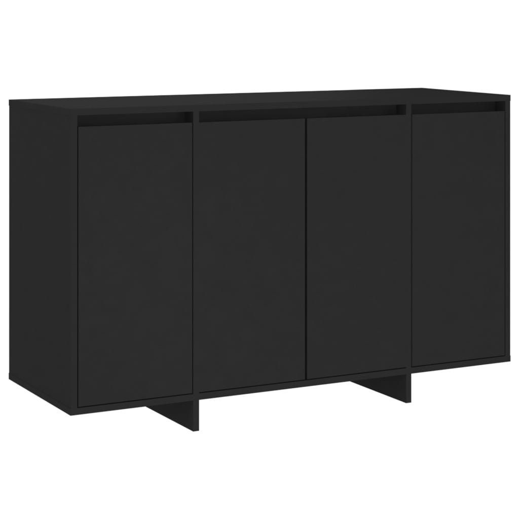 vidaXL Sideboard Sideboard Schwarz 120x41x75 cm günstig online kaufen