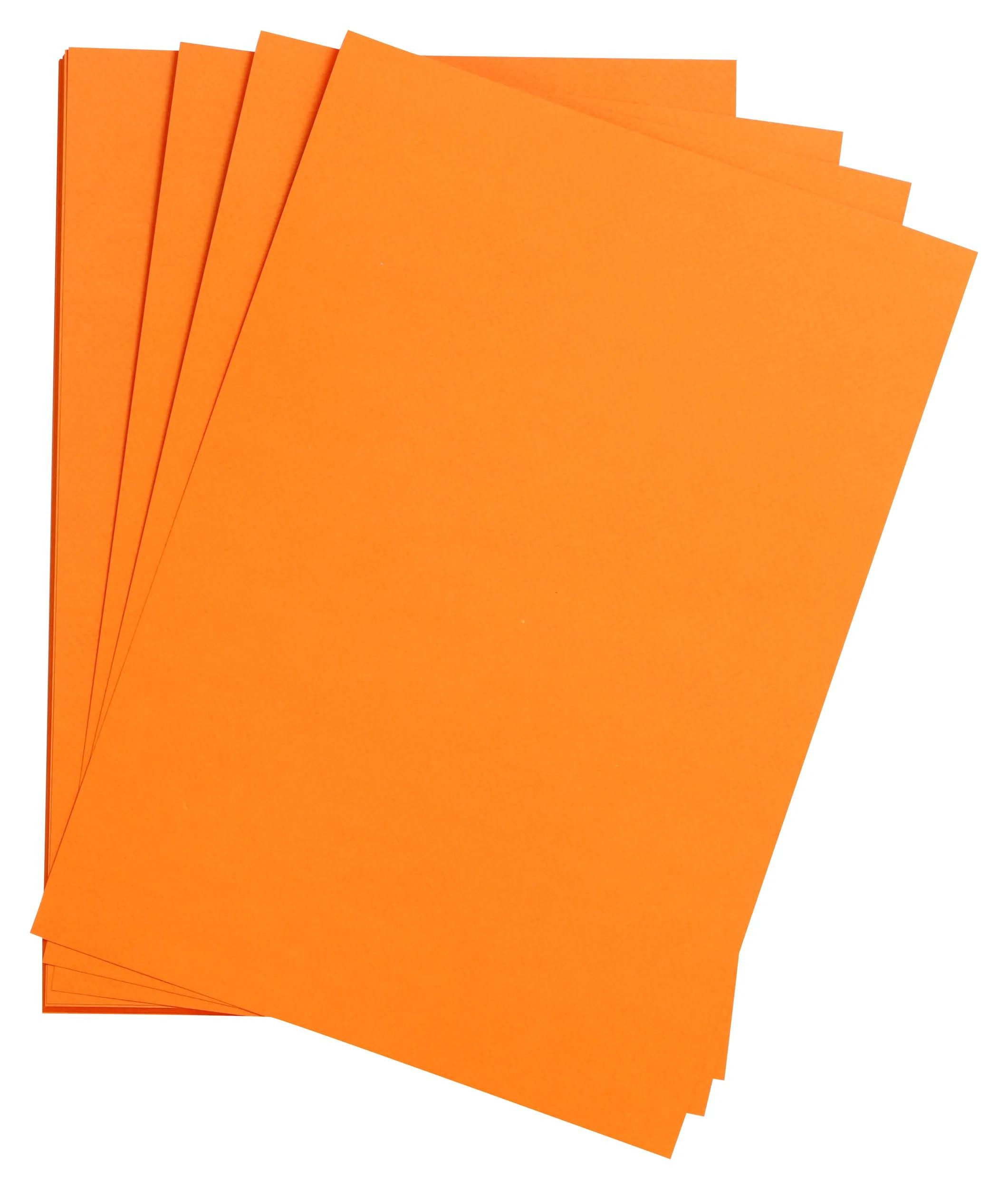 Zeichenpapier Zeichenpapier 50x65 cm 160g, Pack. 24 Bogen - Orange 93773C