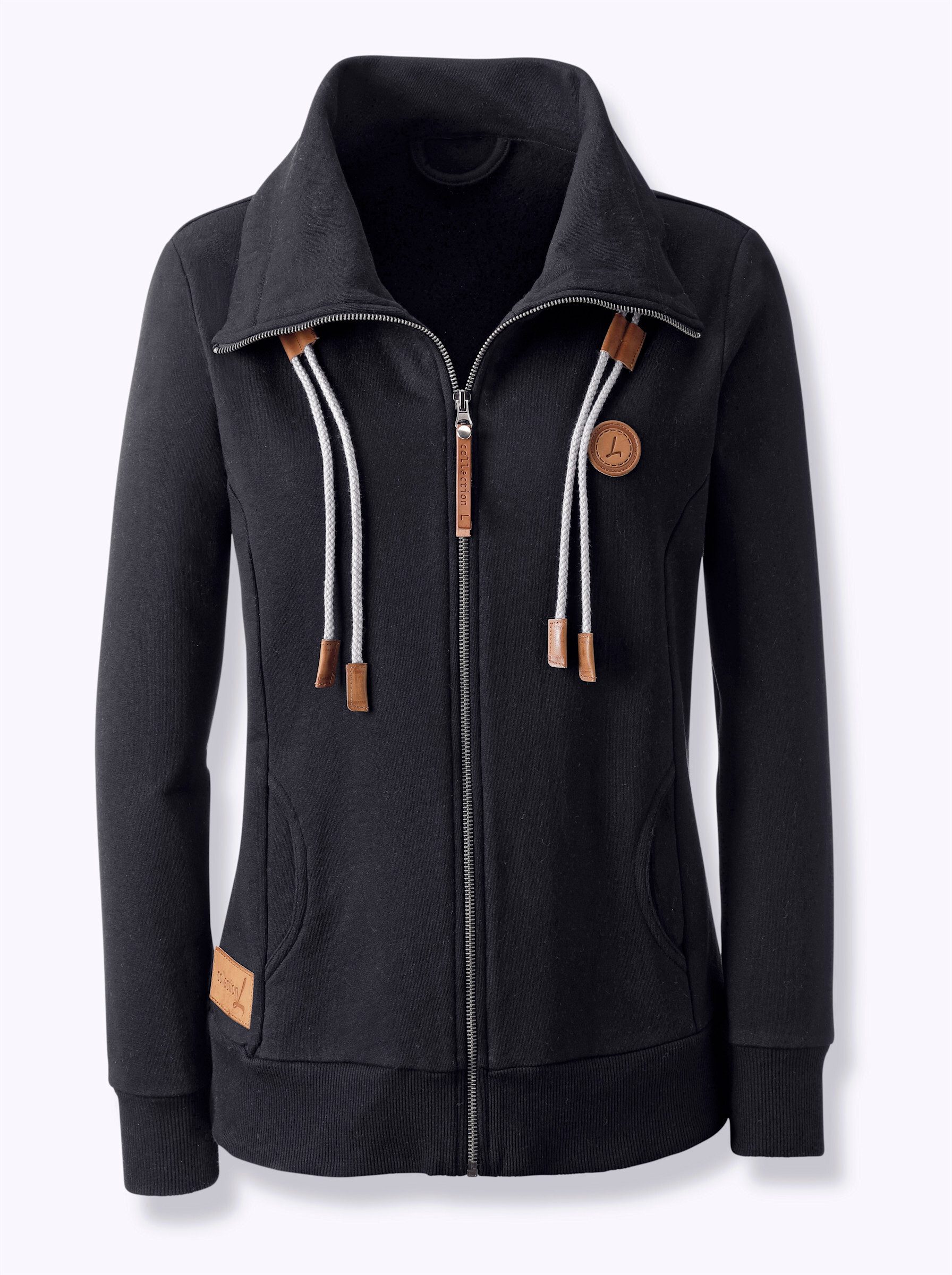 Casual Looks Shirtjacke "Sweatjacke", (1 tlg.) günstig online kaufen