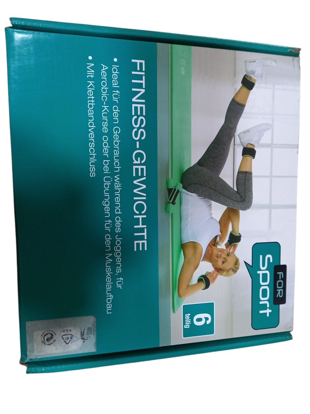 UE Stock Hantel-Set 6-tlg. Fitness Gewichte Set Vielseitiges Training für Zuhause Türkis, ideal zur Steigerung von Kraft und Ausdauer