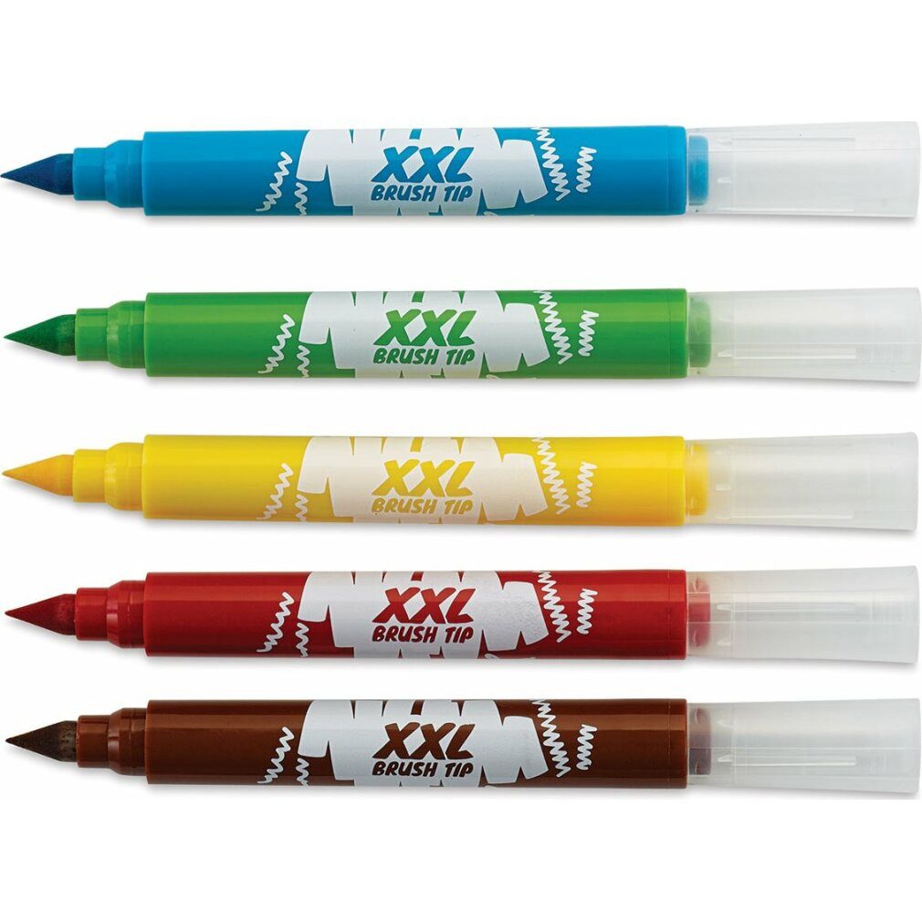 MAPED Filzstift Pinsel-Filzstift Color Peps XXL Brush Tip 5er-Sc leuchtende Farben