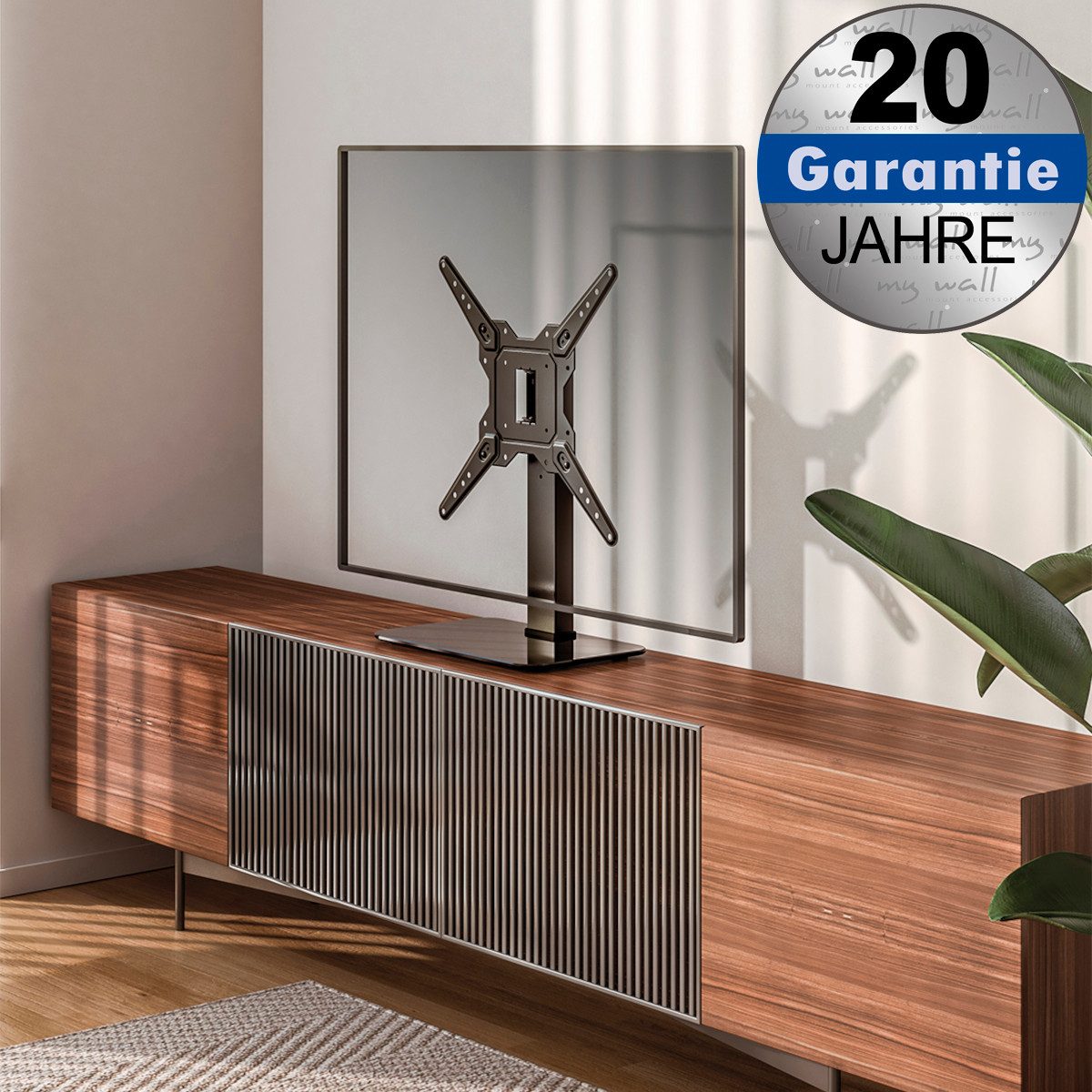 my wall TV-Standfuß HP2HL, (bis 55 Zoll, Universeller Standfuß für Fernseher oder Monitor)