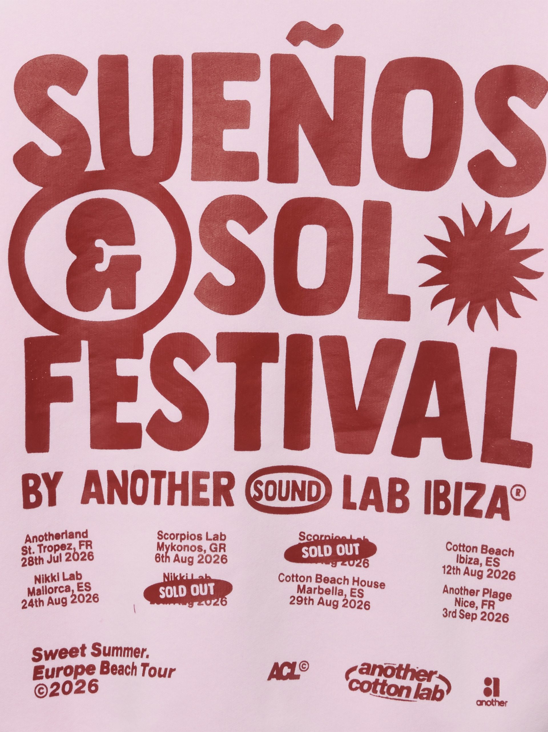 Another Cotton Lab Kapuzenpullover Suenos Sol Festival