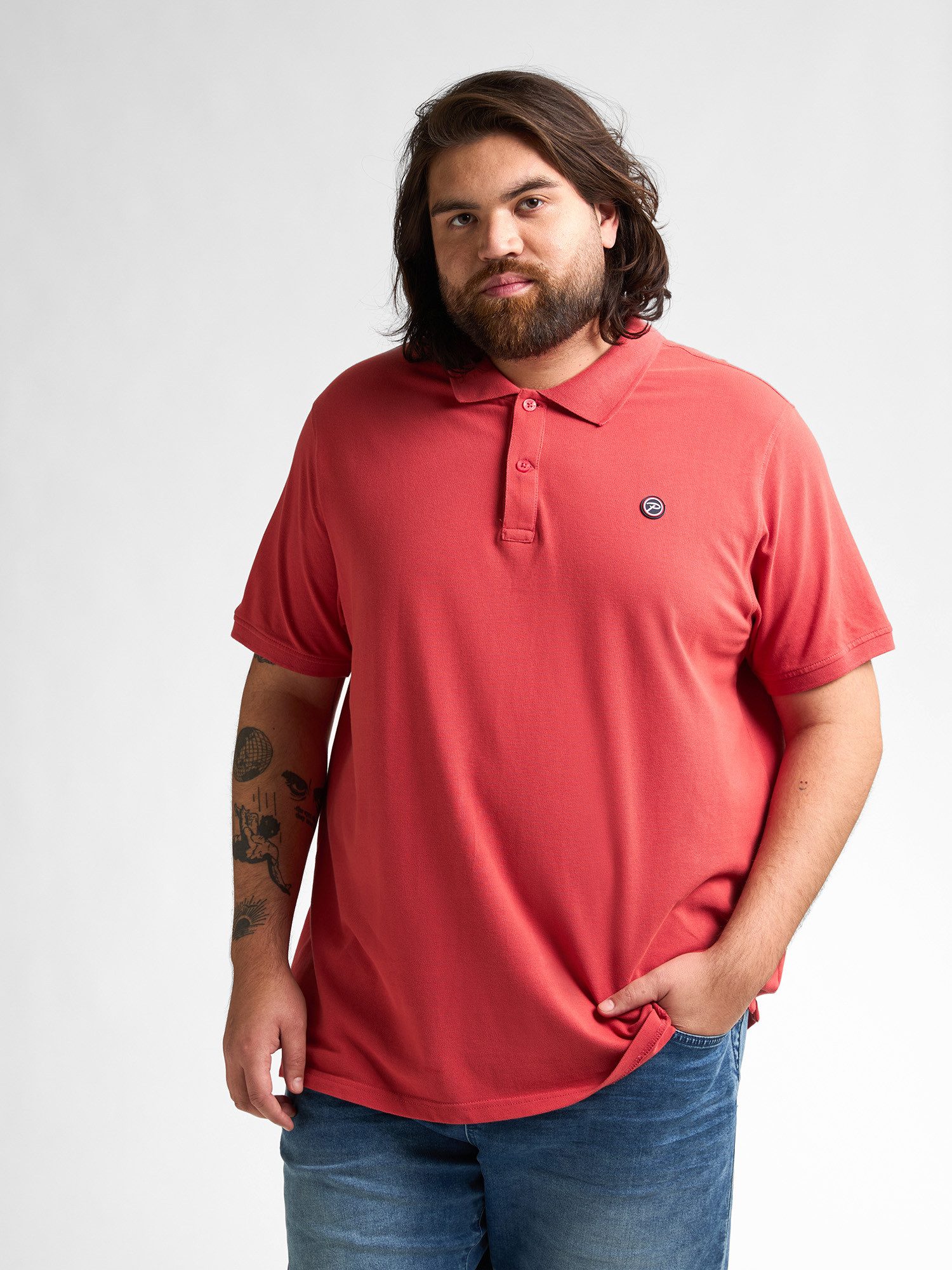 Petrol Industries Poloshirt mit Logo Stickerei