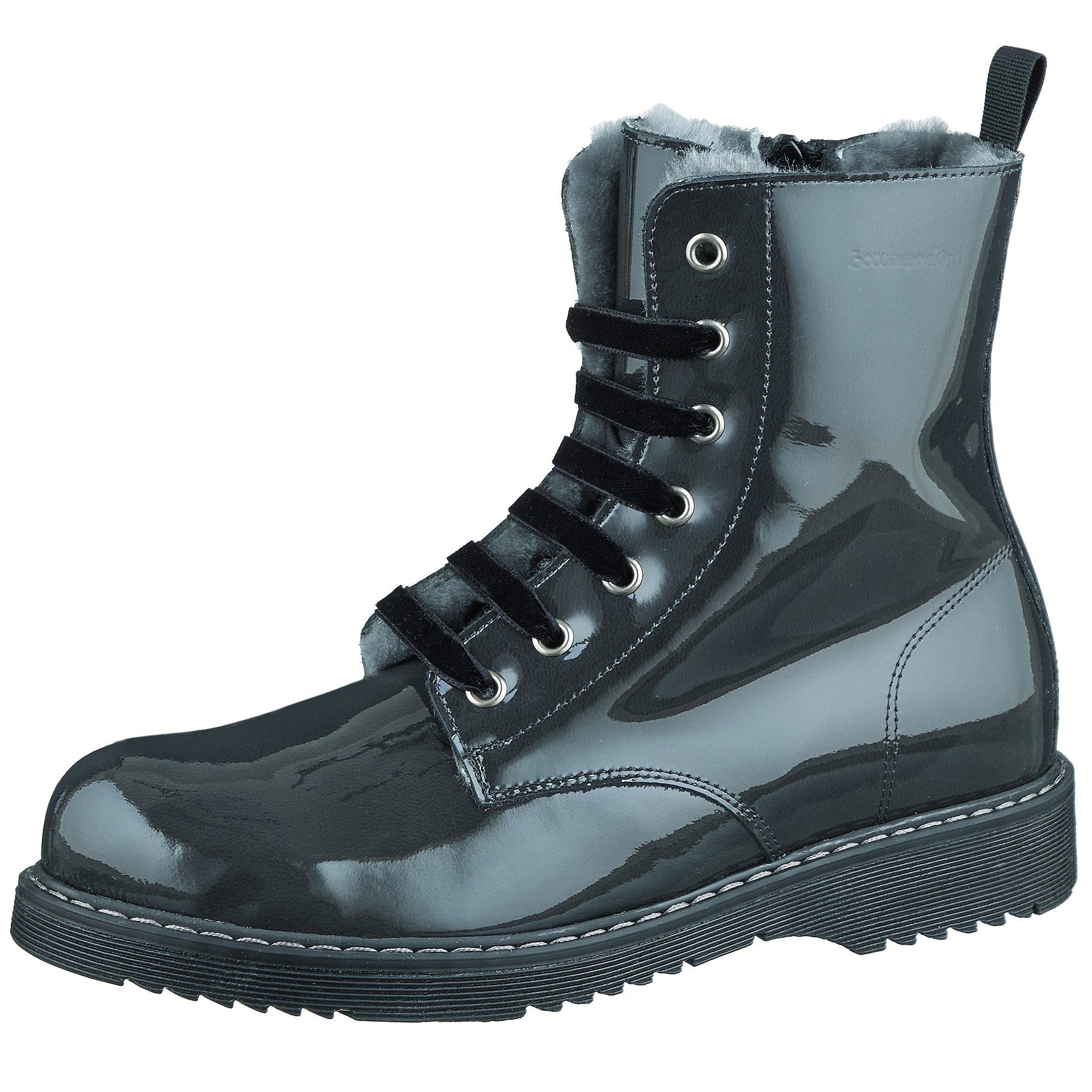 Zecchino d'Oro Zecchino d'Oro M16 7602 413 Boots Lammfell Stiefelette Anthrazit Schnürstiefelette