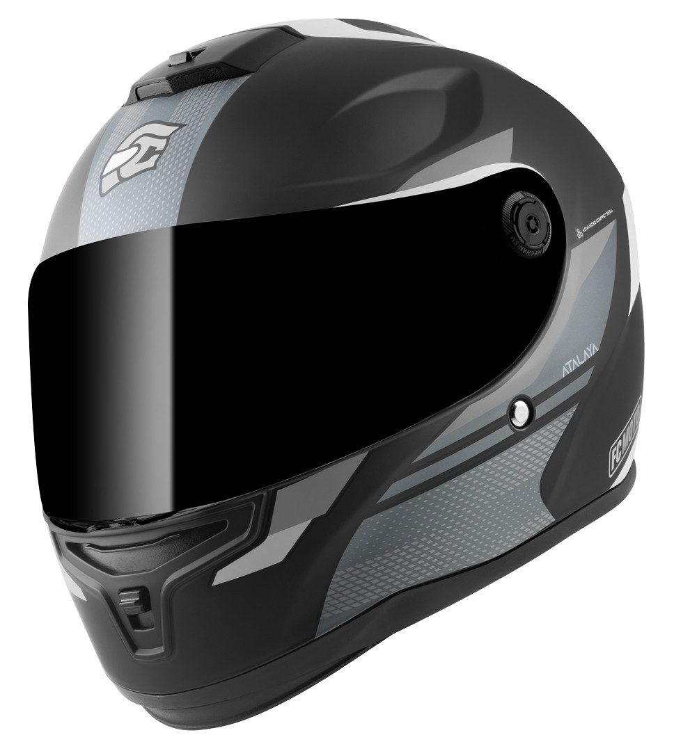 FC-Moto Motorradhelm FF114B Zeron Helm, Vorbereitet Für Pinlockscheibe,herausnehmbares Innenfutter