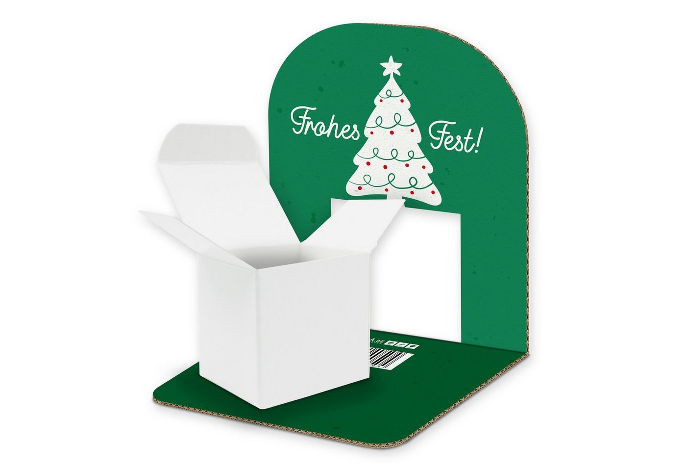 Thumbnail - itenga Grußkarten itenga Geldgeschenkverpackung Basic Tannenbaum I Aufsteller Würfel (Mo