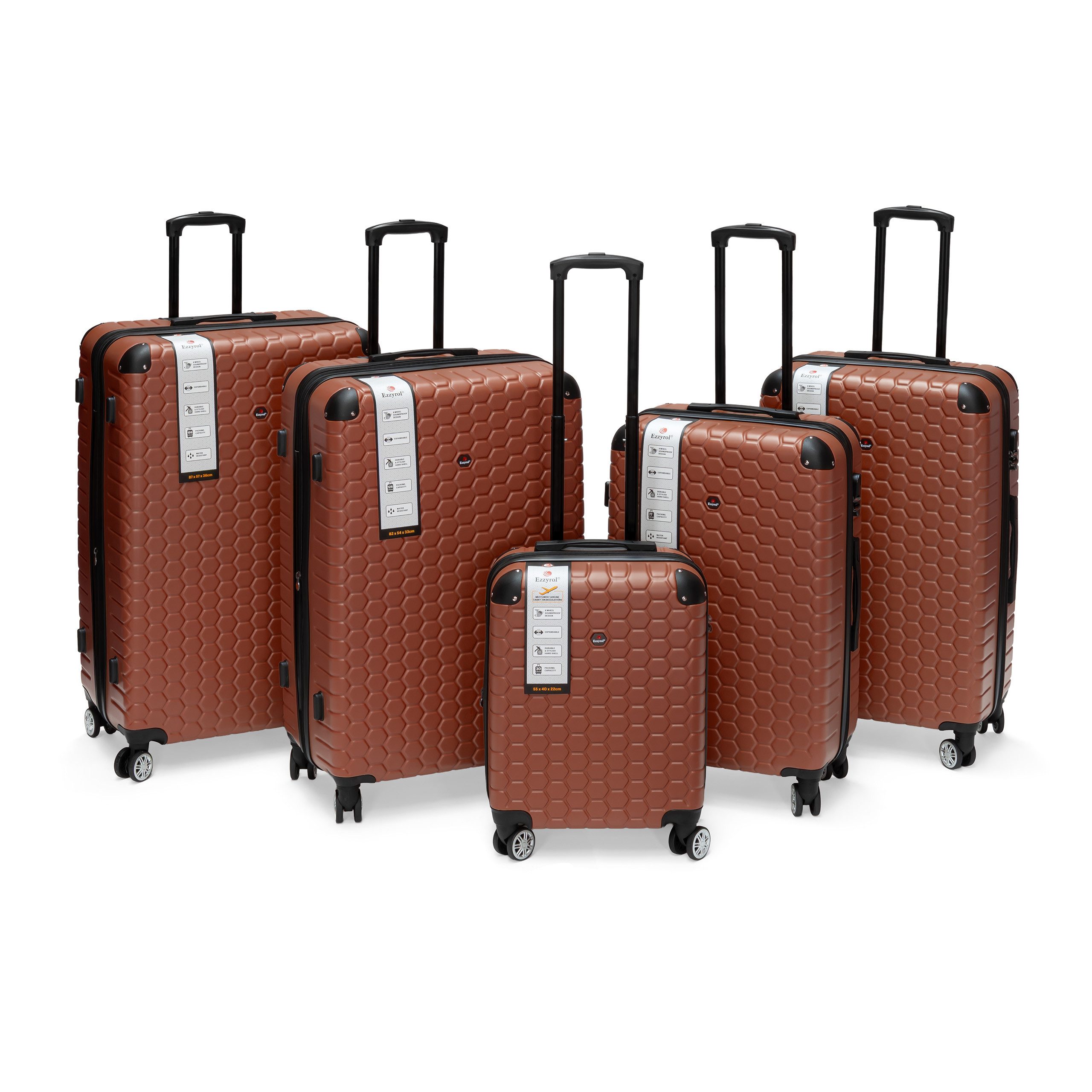 Ezzyrol® Kofferset Hartschalen-Trolley Reisekoffer Set, Koffer günstig online kaufen