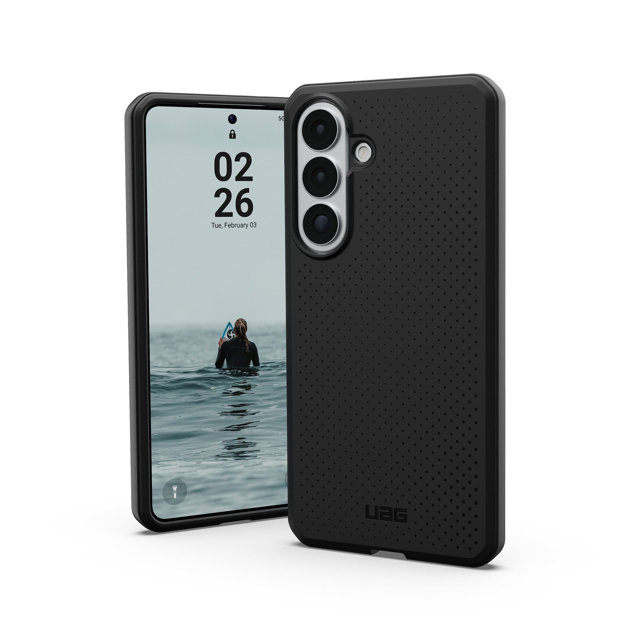 Urban Armor Gear Smartphone-Hülle Dot MagSafe Case - Samsung Galaxy S26 Plus Hülle, (4,6 Meter Fallschutz, Wireless-Charging kompatibel)