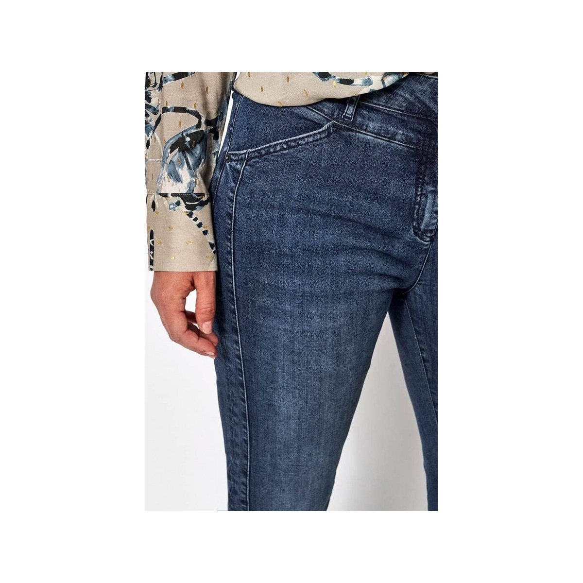 5-Pocket-Jeans TONI dunkel-blau stone (1-tlg) dark