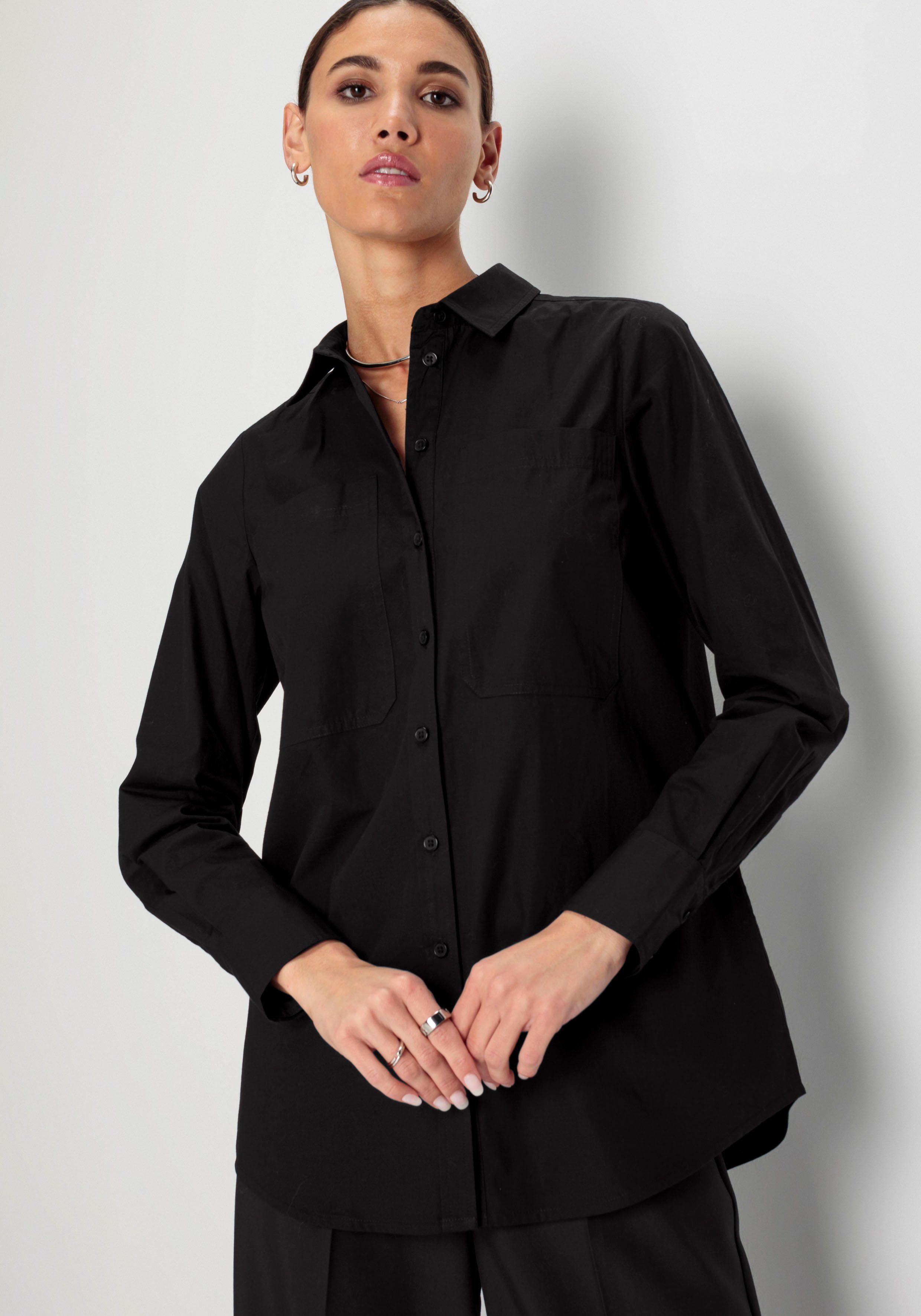 HECHTER PARIS Hemdbluse mit Fronttaschen günstig online kaufen
