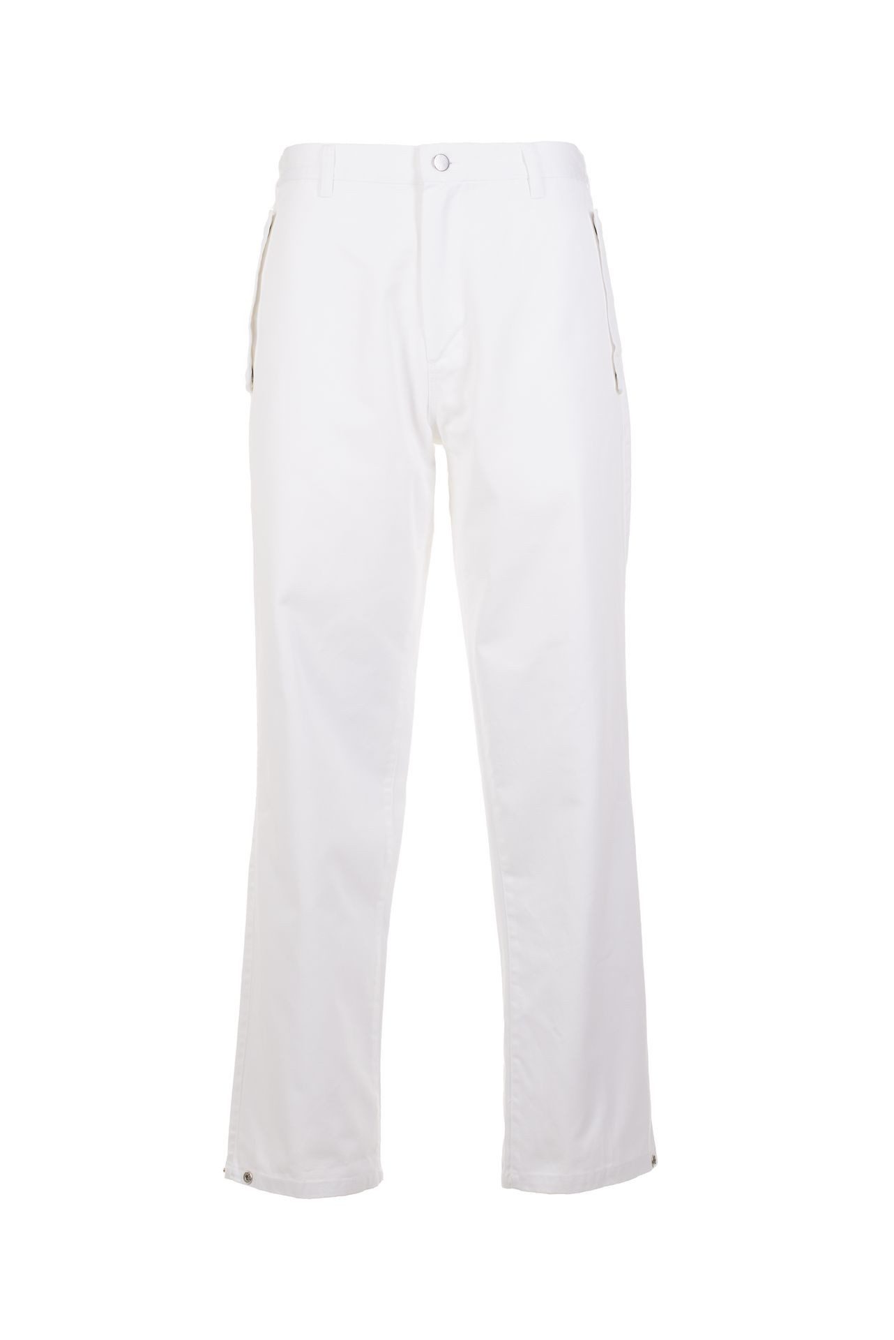Planam Arbeitshose PLANAM Damen Bundhose FOOD Gummizug Beuteltaschen Weiß