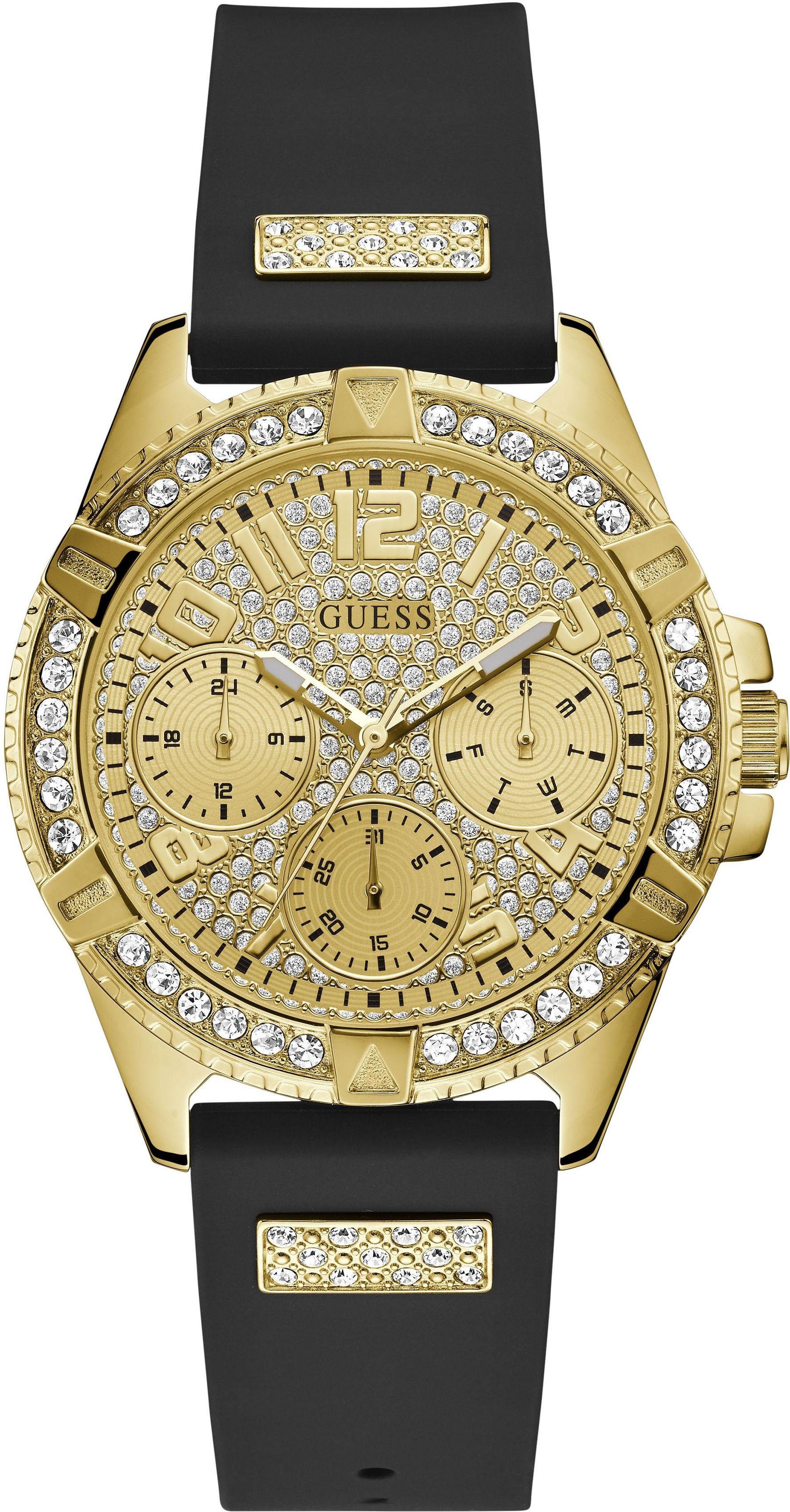 Guess Multifunktionsuhr LADY FRONTIER W1160L1, Armbanduhr, Quarzuhr, Damenu günstig online kaufen