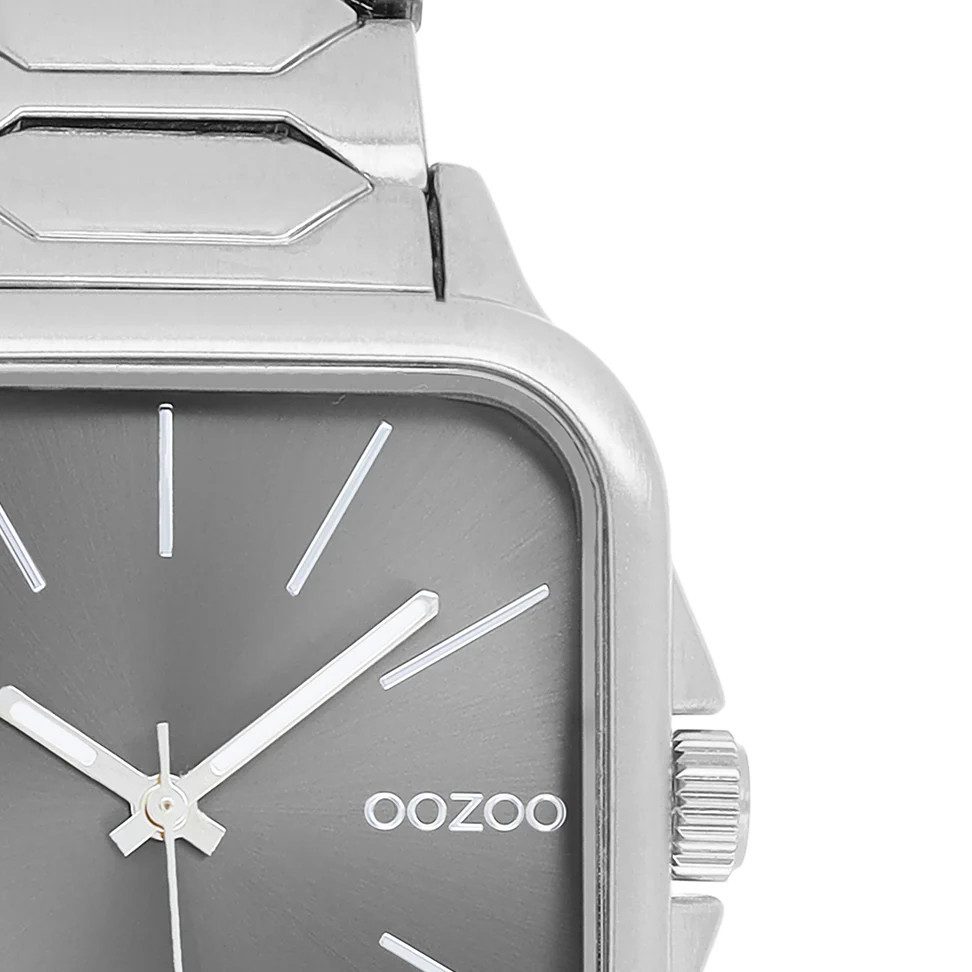 OOZOO Quarzuhr Armbanduhr C11602 – Grau – Edelstahlband – 36 mm günstig online kaufen
