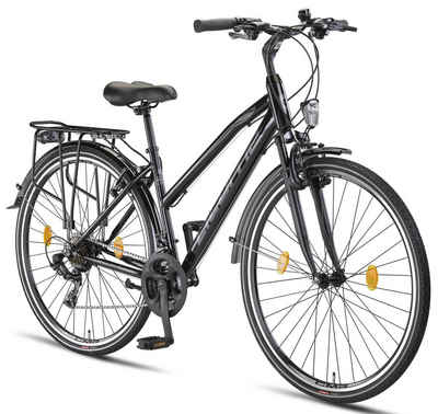 Licorne Bike Trekkingrad Licorne Bike L-V-ATB Premium Trekking Bike in 28 Zoll, 21 Gang