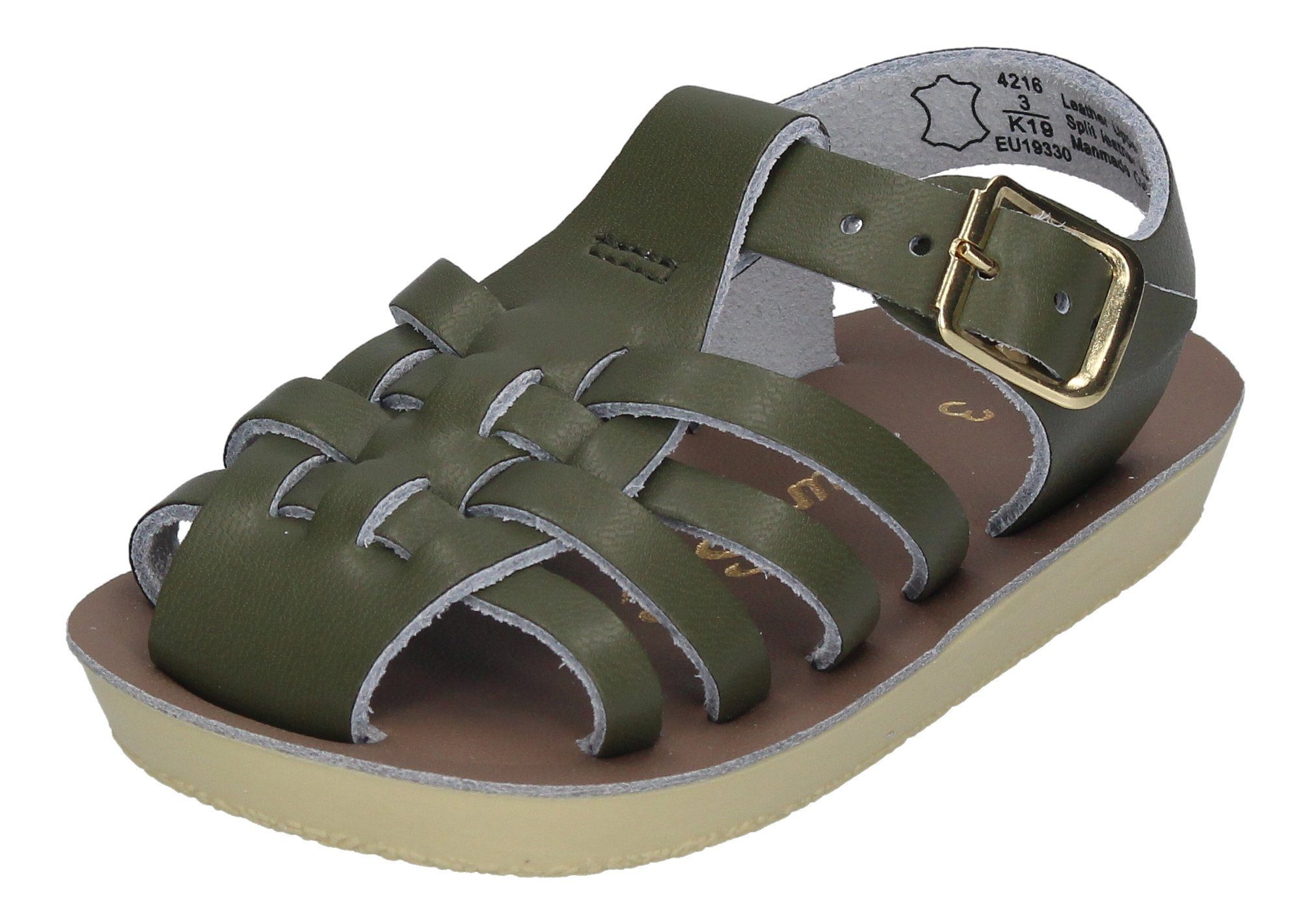 Salt Water Sailor Child Lauflernschuh Olive