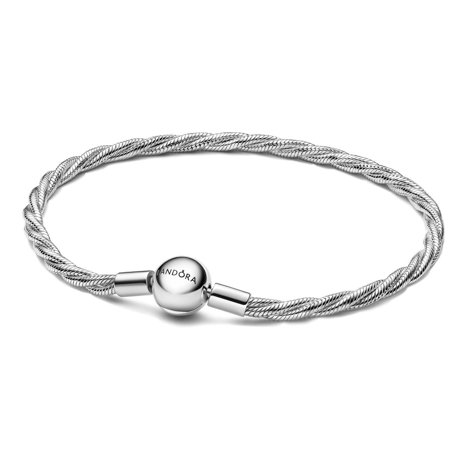 Pandora Silberarmband Damen-Silber Gedrehte Schlangenkette günstig online kaufen