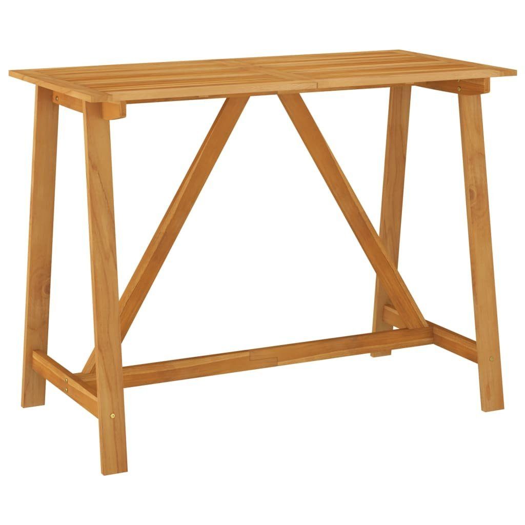 furnicato Gartentisch Stehtisch Echtholz 140 x 70 x 104 cm (1-St), Ölbehandelter Outdoor-Tisch für deinen Garten oder die Terrasse