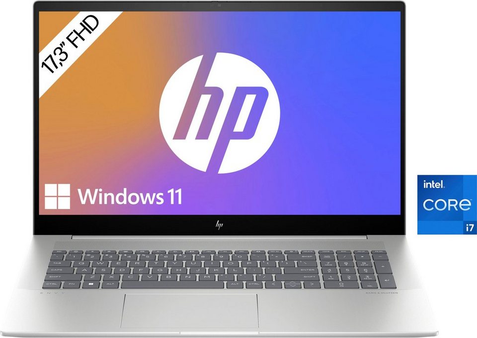 HP Envy 17-cw0078ng Notebook (43,9 cm/17,3 Zoll, Intel Core i7 1355U, GeForce  RTX 3050, 1000 GB SSD)