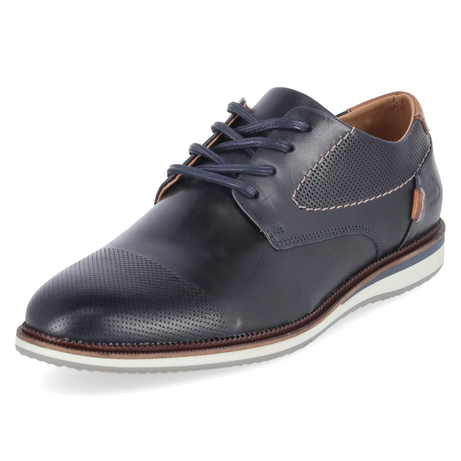 Bullboxer Bullboxer 7LT0060302 4141B1 Herren Leder blue Schnürschuh