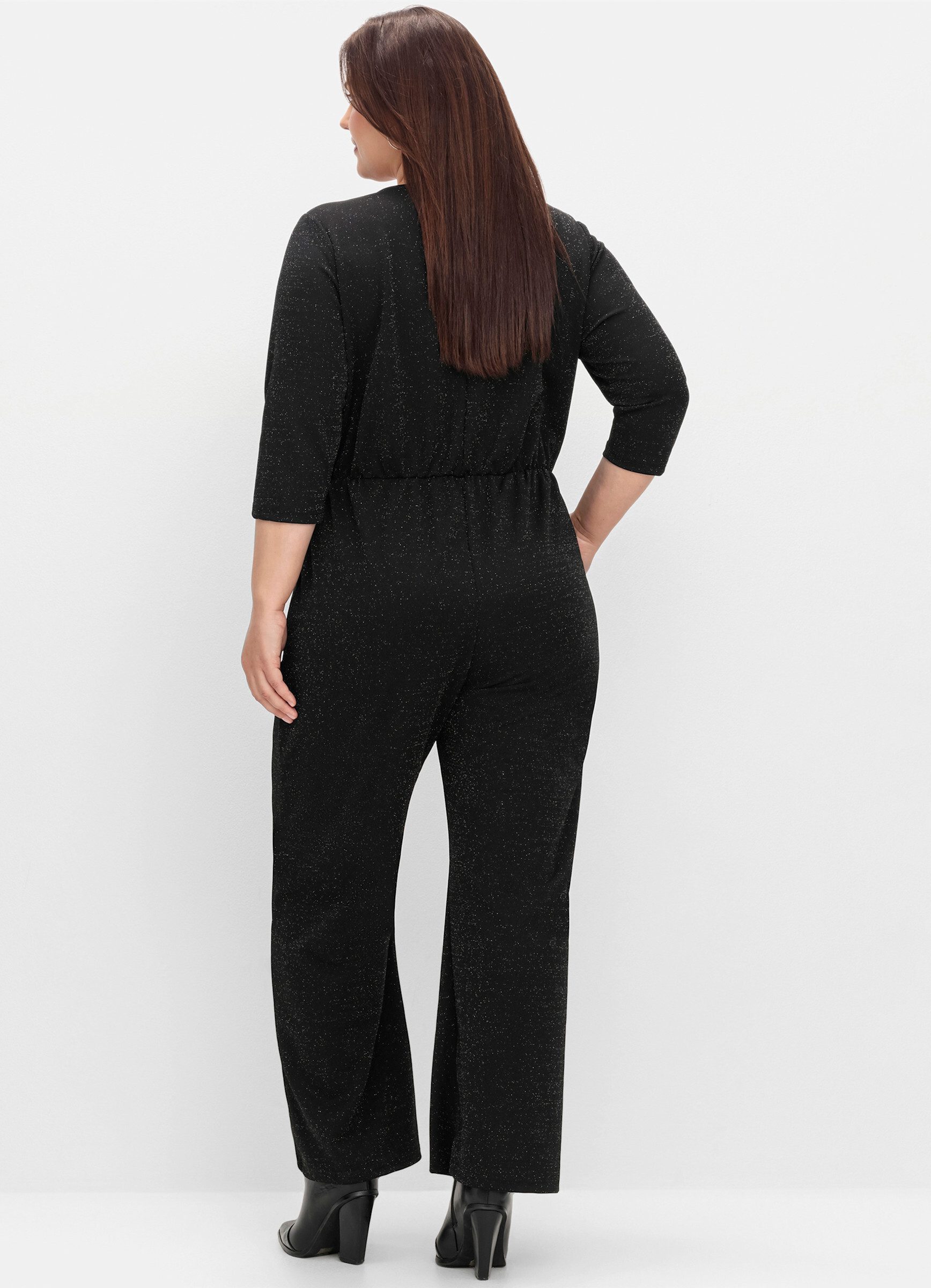 Sheego Jumpsuit Overall Innenbeinlänge ca. 79 günstig online kaufen