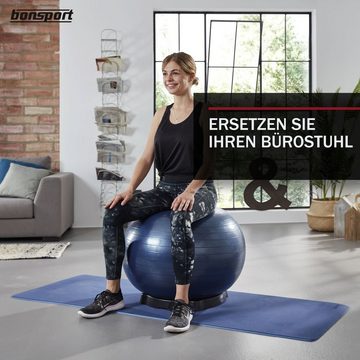 bonsport Sitzball Ballschale für Sitzball / Gymnastikball, schwarz