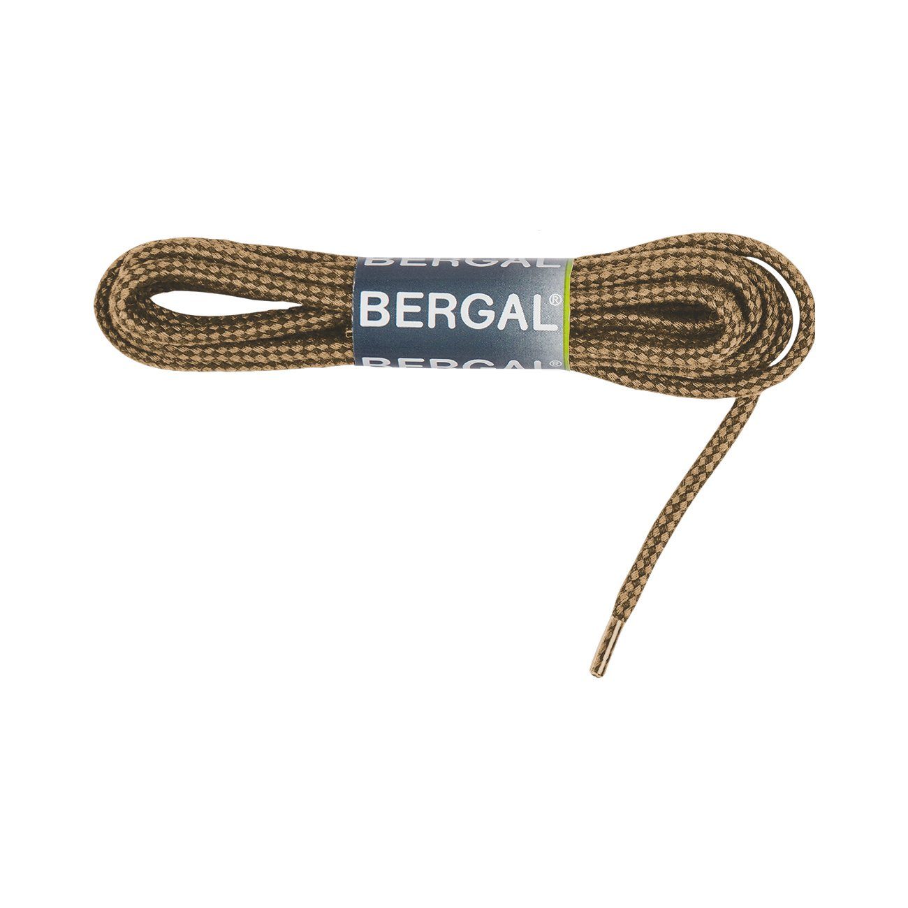 Bergal Schnürsenkel Kordelsenkel - Extra Dick - Ø ca. 4 - 5 mm Mittelbraun/Beige