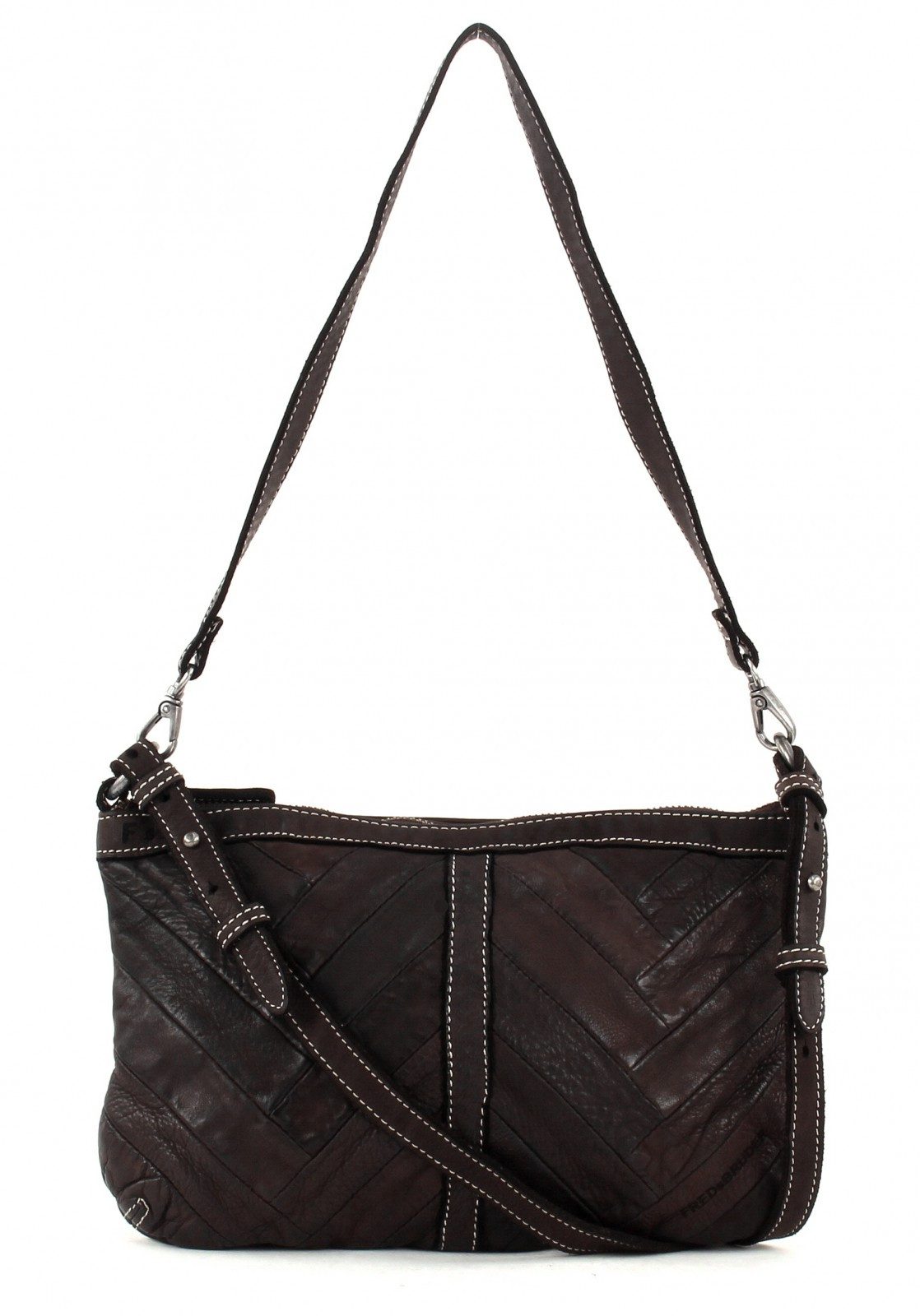 FREDsBRUDER Schultertasche V Vintage Value Shoulder Bag, aus echtem Rindsleder