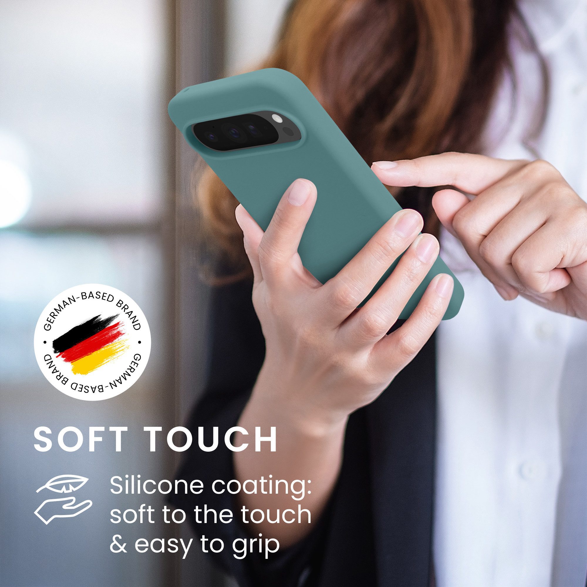 kwmobile Smartphone-Hülle Handyhülle für Google Pixel 10 Pro XL Hülle, Weiches Handy Silikon Case - Schutzhülle Cover – Bild 4 von 5
