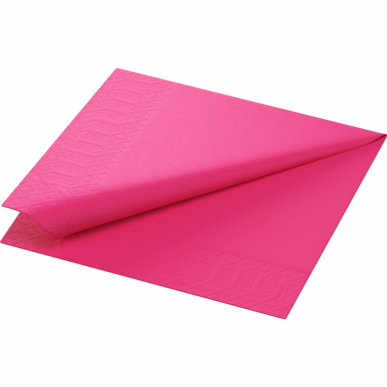 Duni Papierserviette 250 DUNI Салфетки, fuchsia, 3-lag., 33x33 cm, 1/4 Falz 165536