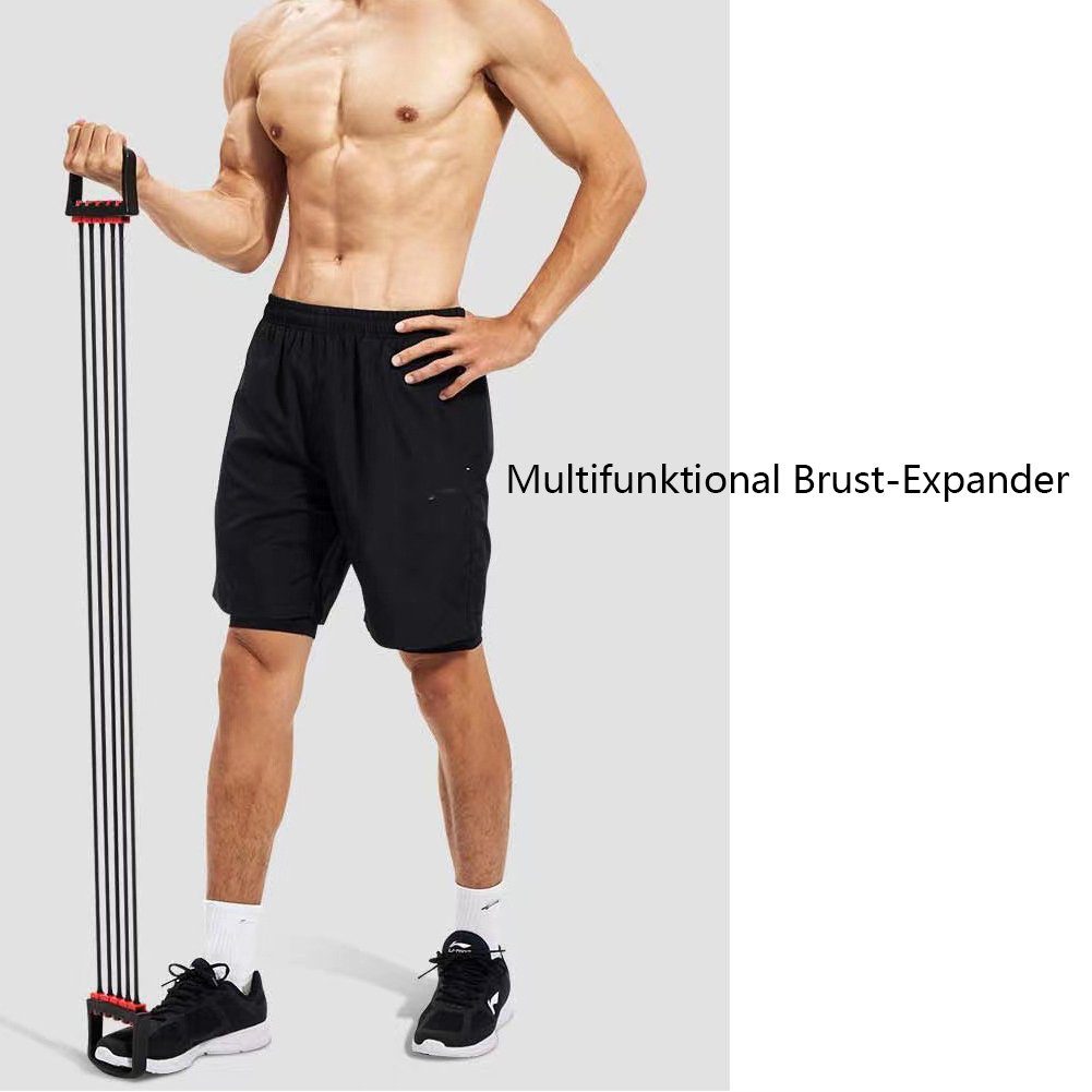 Schulter Brust-Expander auch Krafttrainer Hause,Verstellbarer, 5 CFYDW Training zu Deine mit Armmuskulatur und Trainingsbänder für Seilen, für