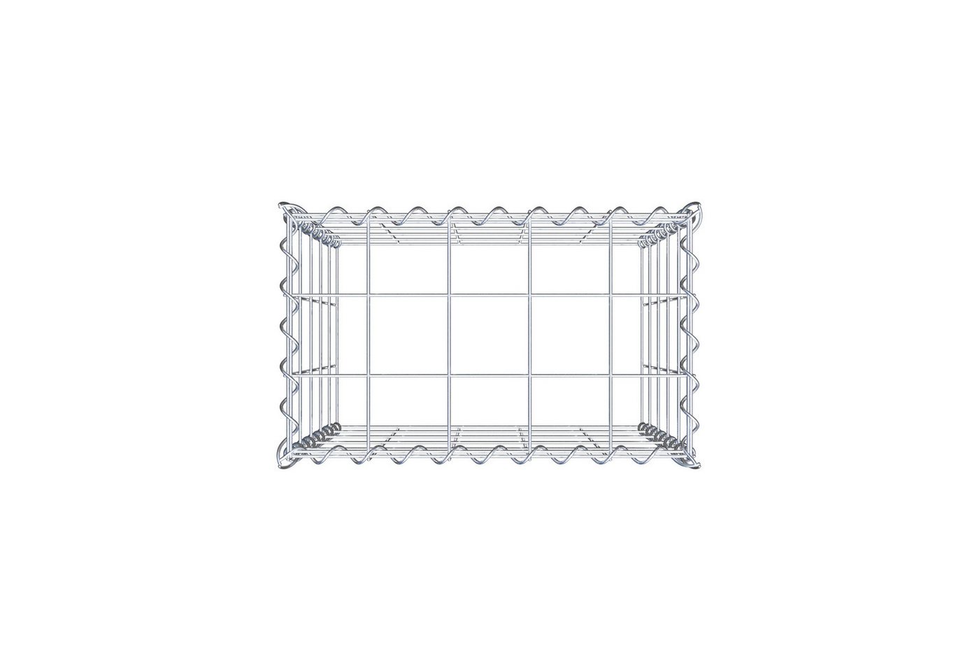 Thumbnail - Gabiona Gabionenzaun Anbaugabione Typ 3 50 cm x 50 cm x 30 cm (L x H x T), Maschenweite 10, (Anbaugabione Typ 3 50 cm x ...