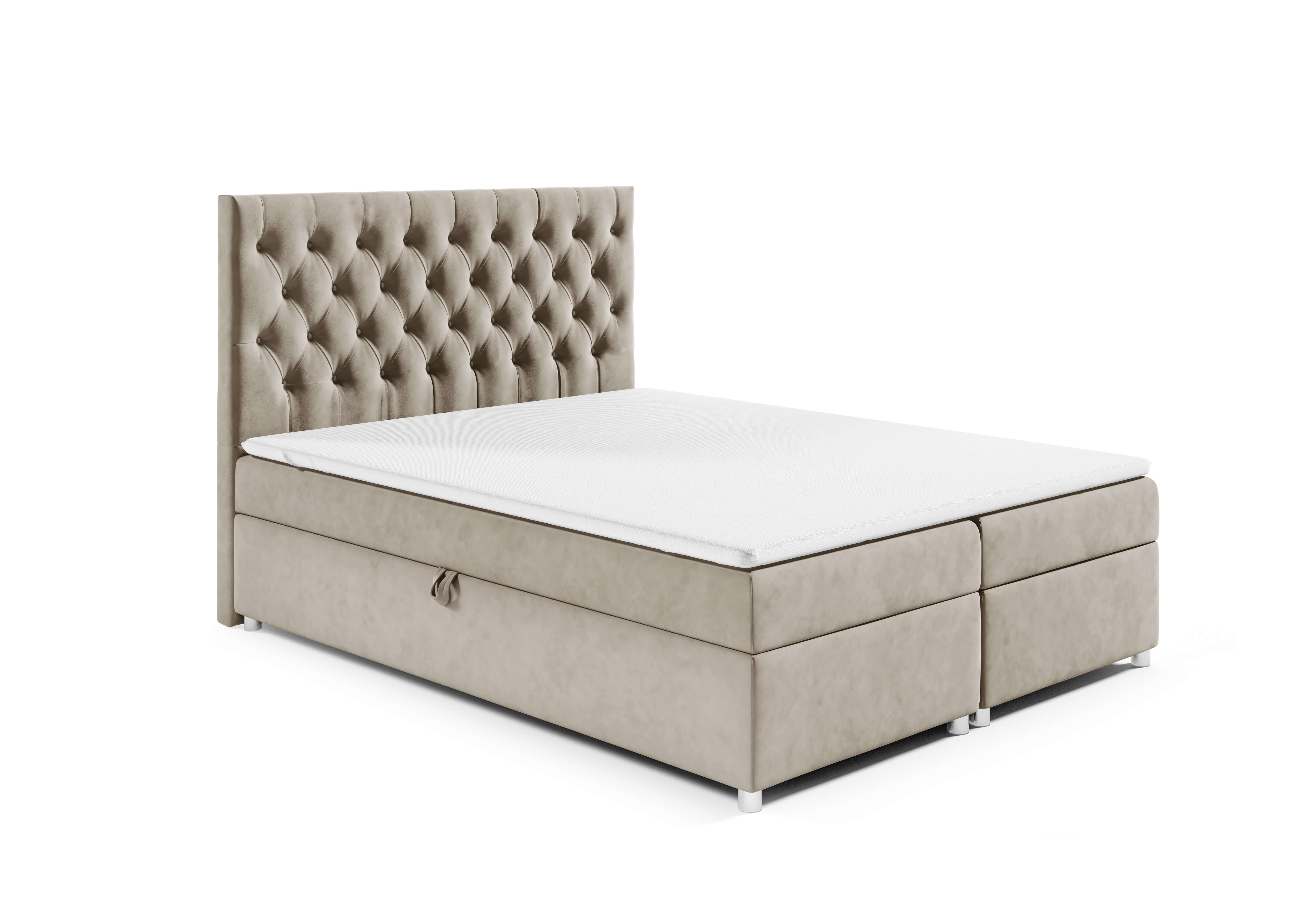 Best for Home Boxspringbett mit Bettkasten Doppelbett Trinity K14 Bonellfed günstig online kaufen