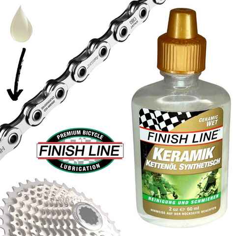 Finish Line Fahrrad-Montageständer Finish Line Keramik-Kettenöl Synthetisch 60ml