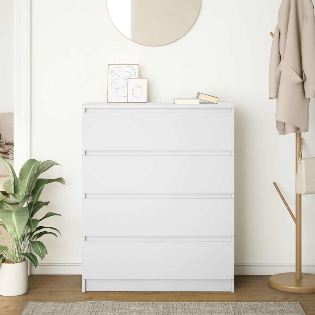 vidaXL Sideboard Sideboard Weiß 80x35x99 cm Holzwerkstoff (1 St) günstig online kaufen