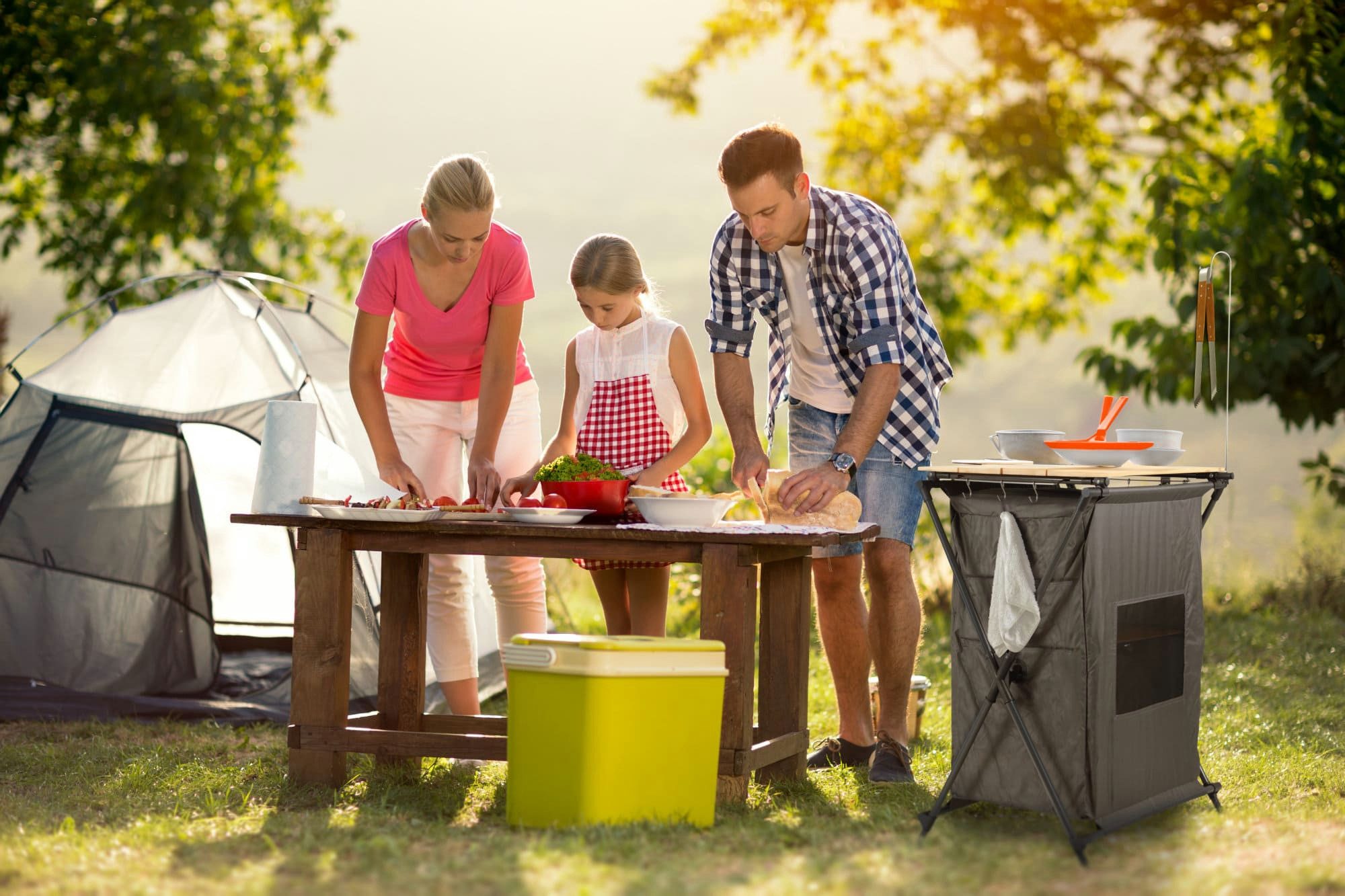 Stagecaptain Campingschrank CSB-85 - Faltbare Camping-Kommode mit Bambuspla günstig online kaufen