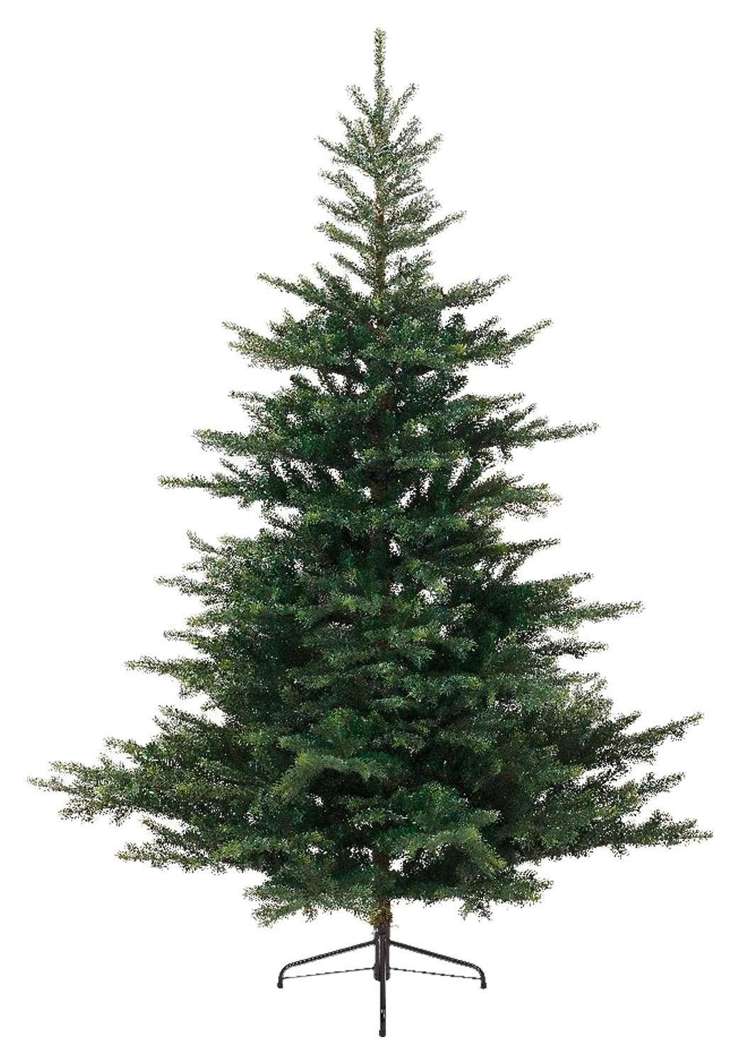 casa NOVA Künstlicher Weihnachtsbaum GRANDIS, Grün, Kunststoff, Klappbar, Ø 150 x H 210 cm