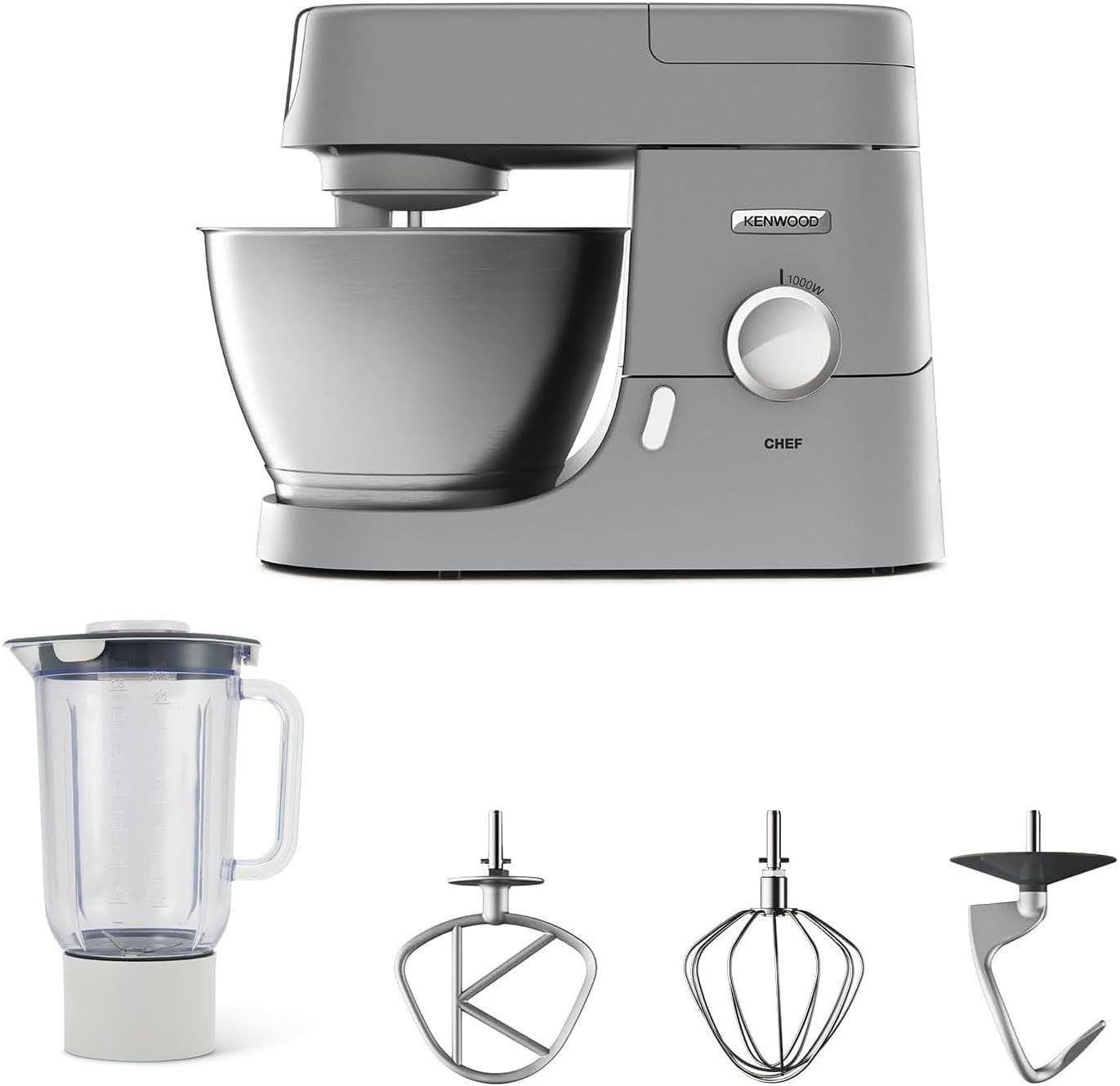 KENWOOD Küchenmaschine Chef KVC3110S, 1000 W, 4,6 l Schüssel