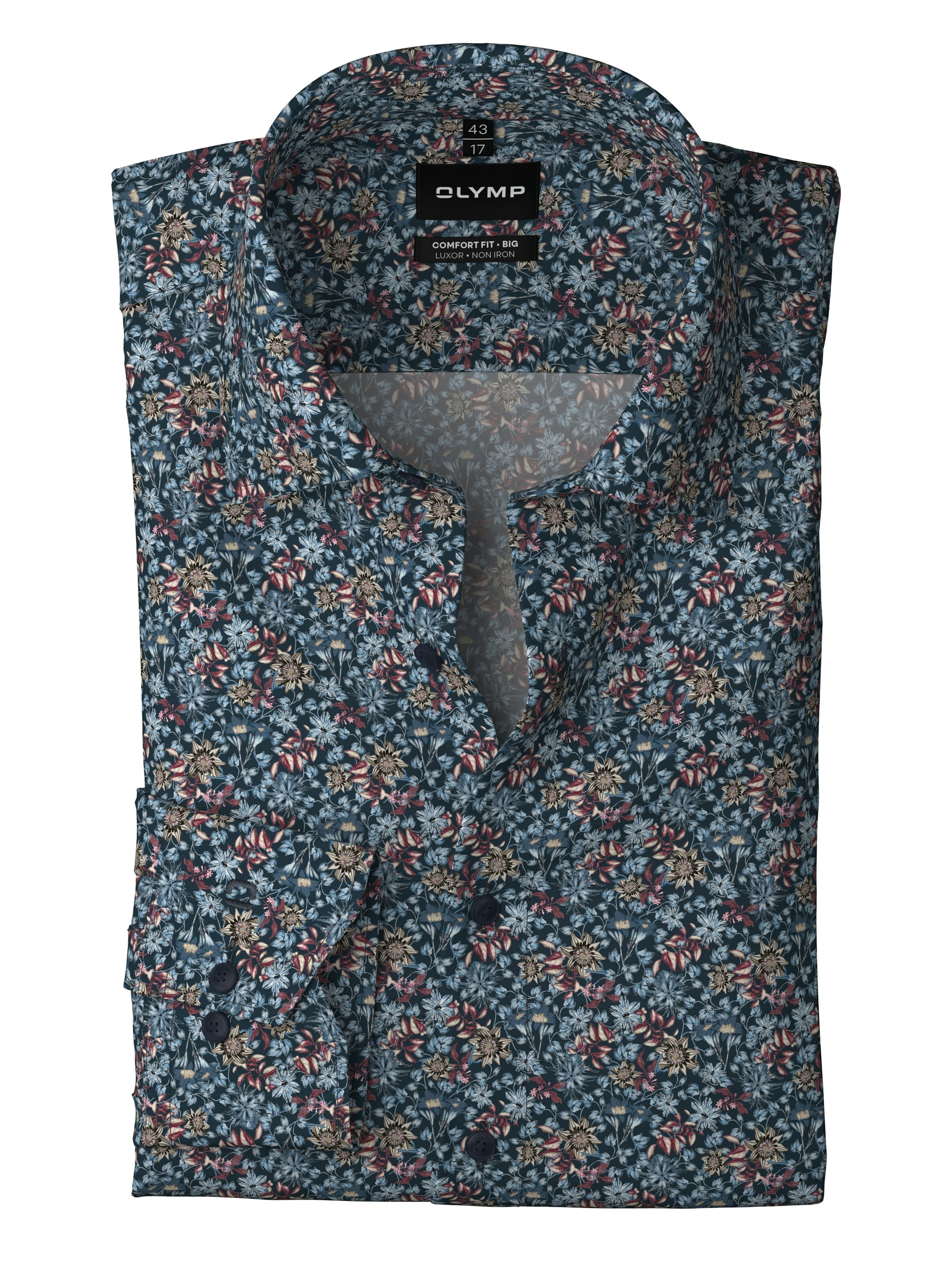 OLYMP Langarmhemd Big & Tall Neue COMFORT FIT BIG Kollektion, New-Kentkrage günstig online kaufen