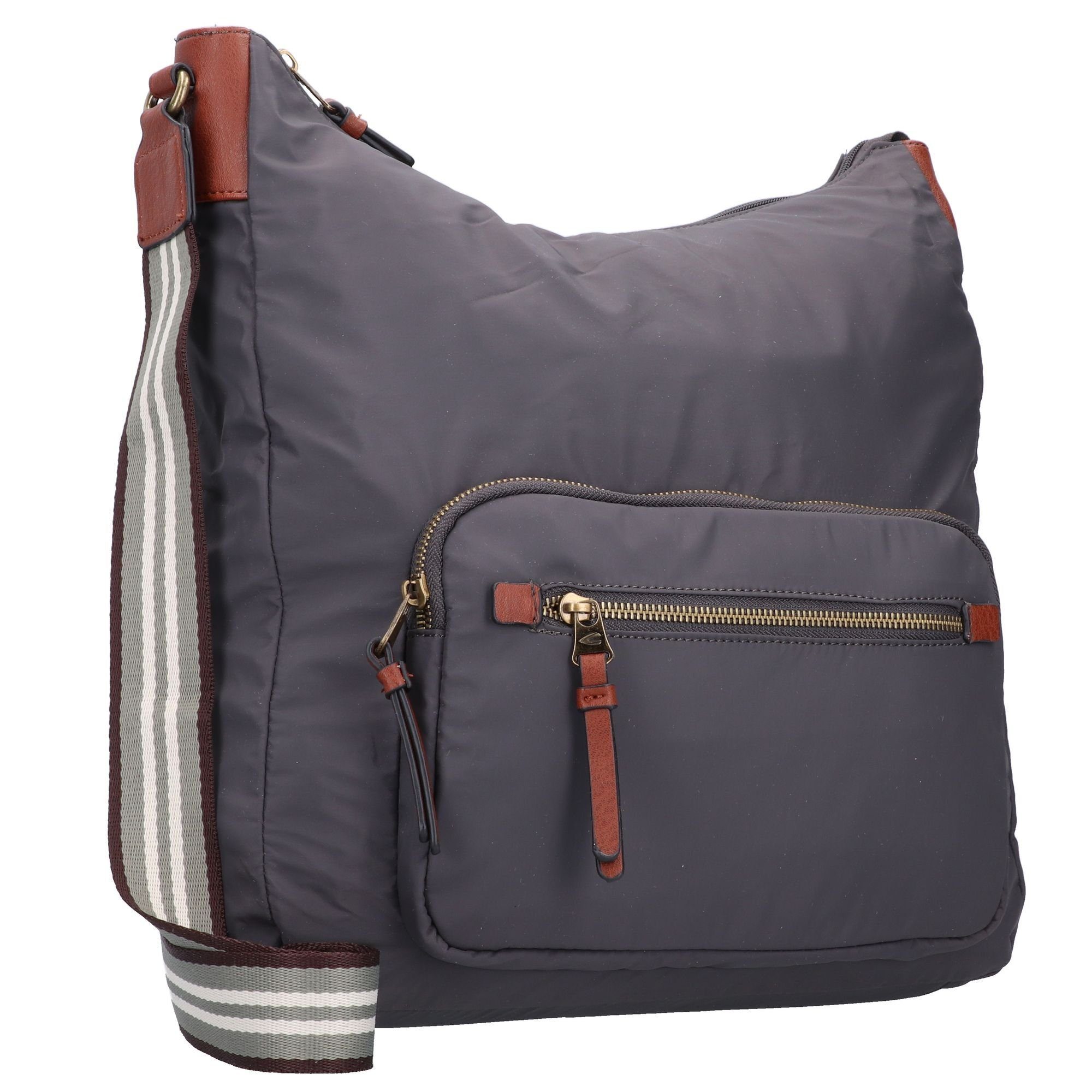 camel active Hobo "Bari", aus hochwertigem matten Nylon mit gestreiftem Gew günstig online kaufen