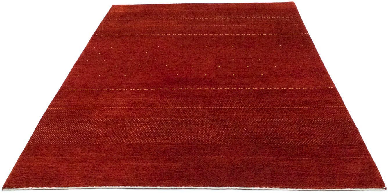 Wollteppich Gabbeh Bordüre Rosso 234 x 171 cm, morgenland, rechteckig, Höhe: 18 mm, Unikat mit Zertifikat